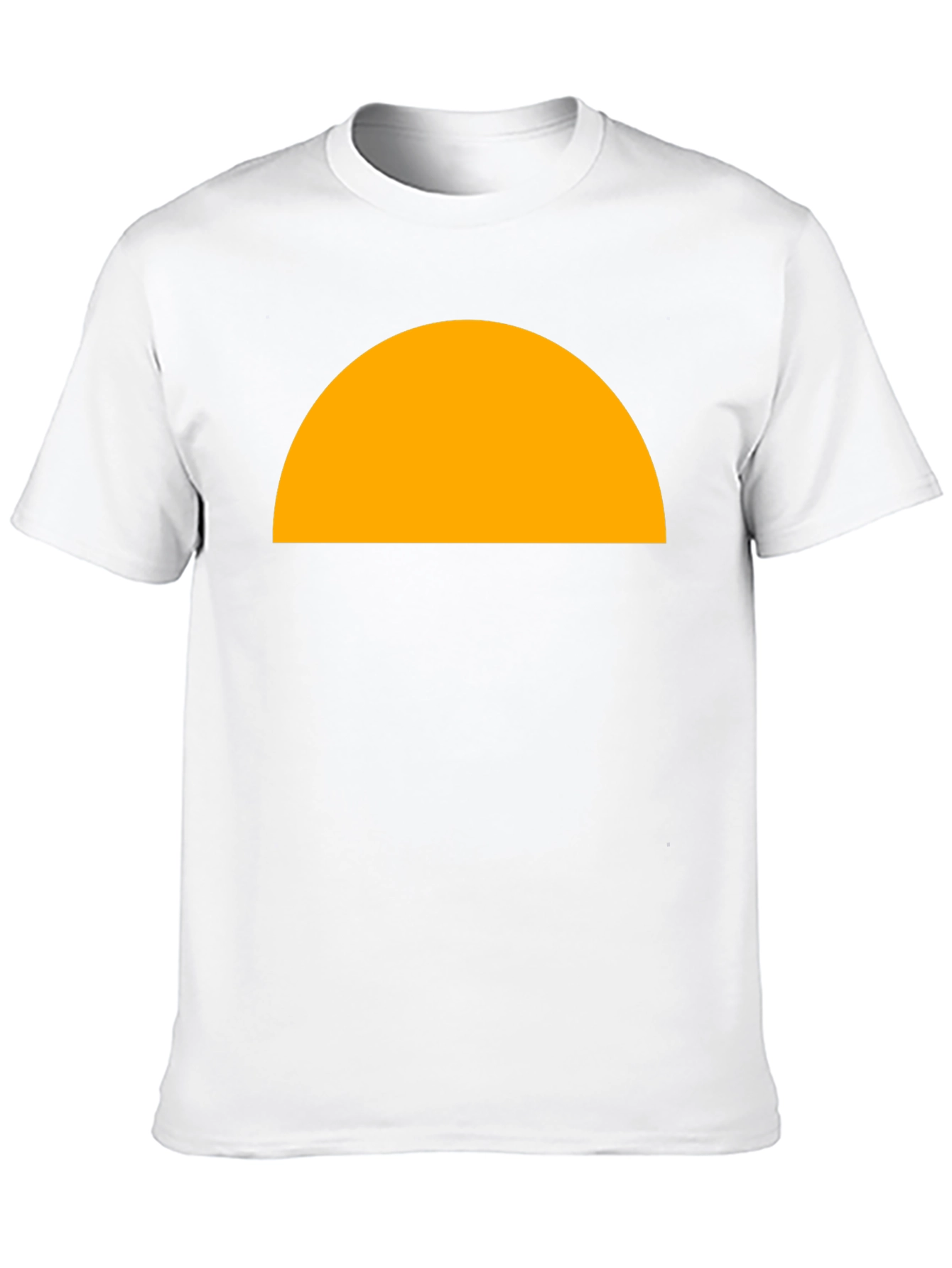 Abstract Graphic Tee - Half Circle Design