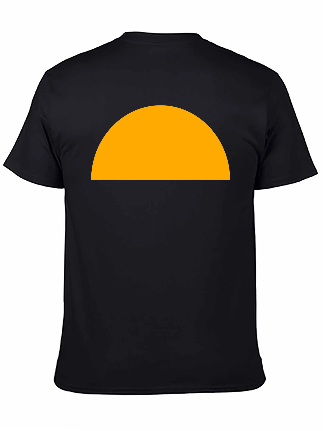 Abstract Graphic Tee - Half Circle Design