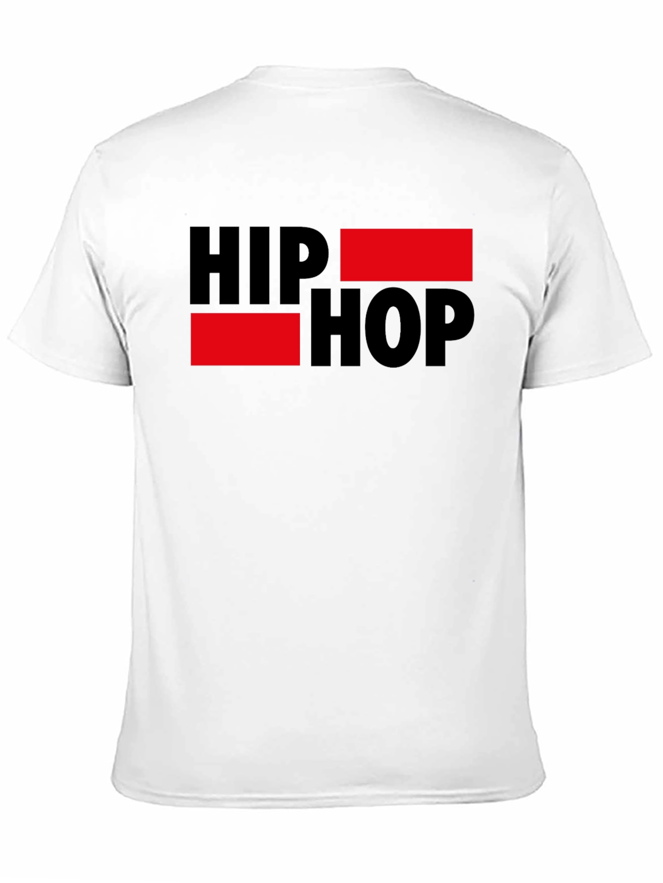 Hip Hop Graphic Tee - Black Short Sleeve