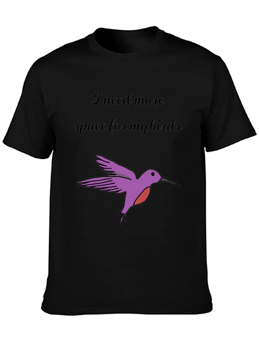 Hummingbird Lover T-Shirt - Need More Space for My Birds