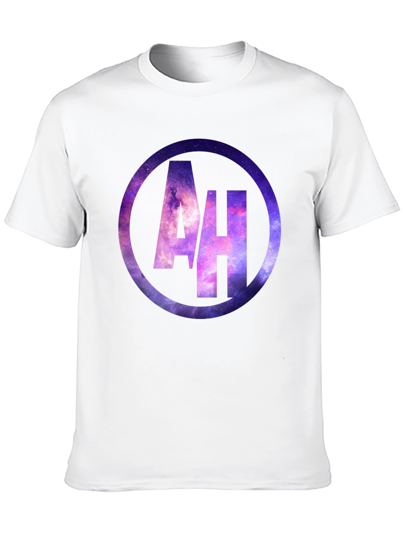 AH Galaxy Circle Graphic Black T-Shirt