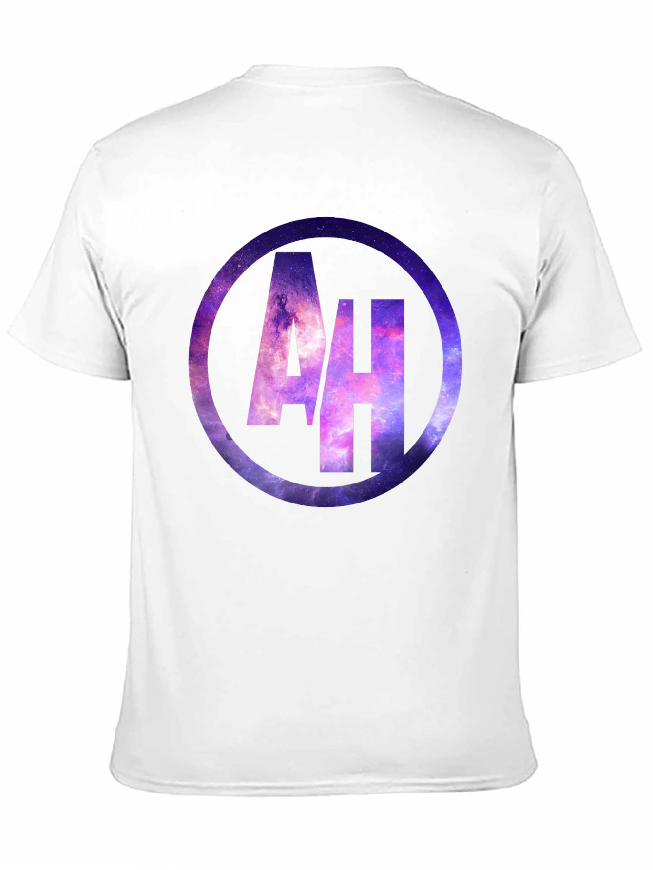 AH Galaxy Circle Graphic Black T-Shirt