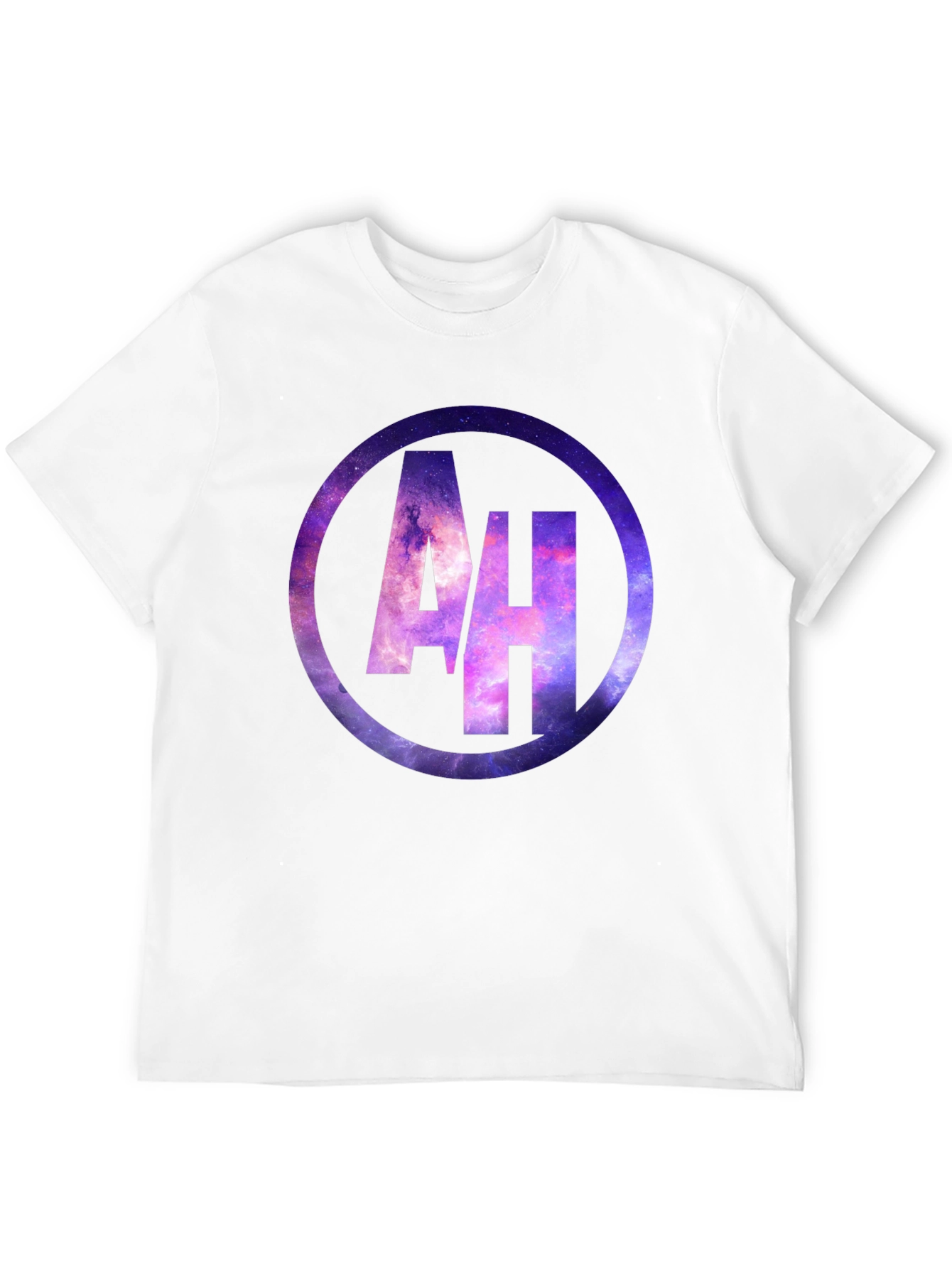 AH Galaxy Circle Graphic Black T-Shirt
