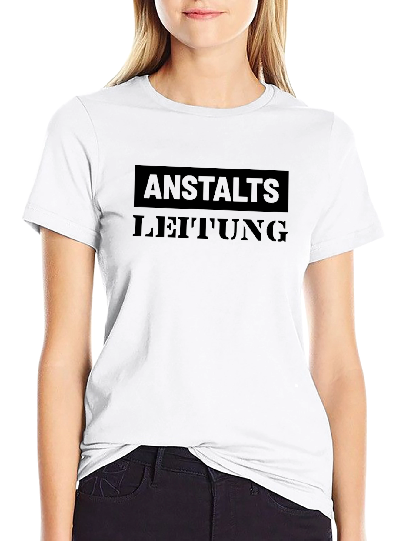 Anstaltsleitung Printed Black T-Shirt
