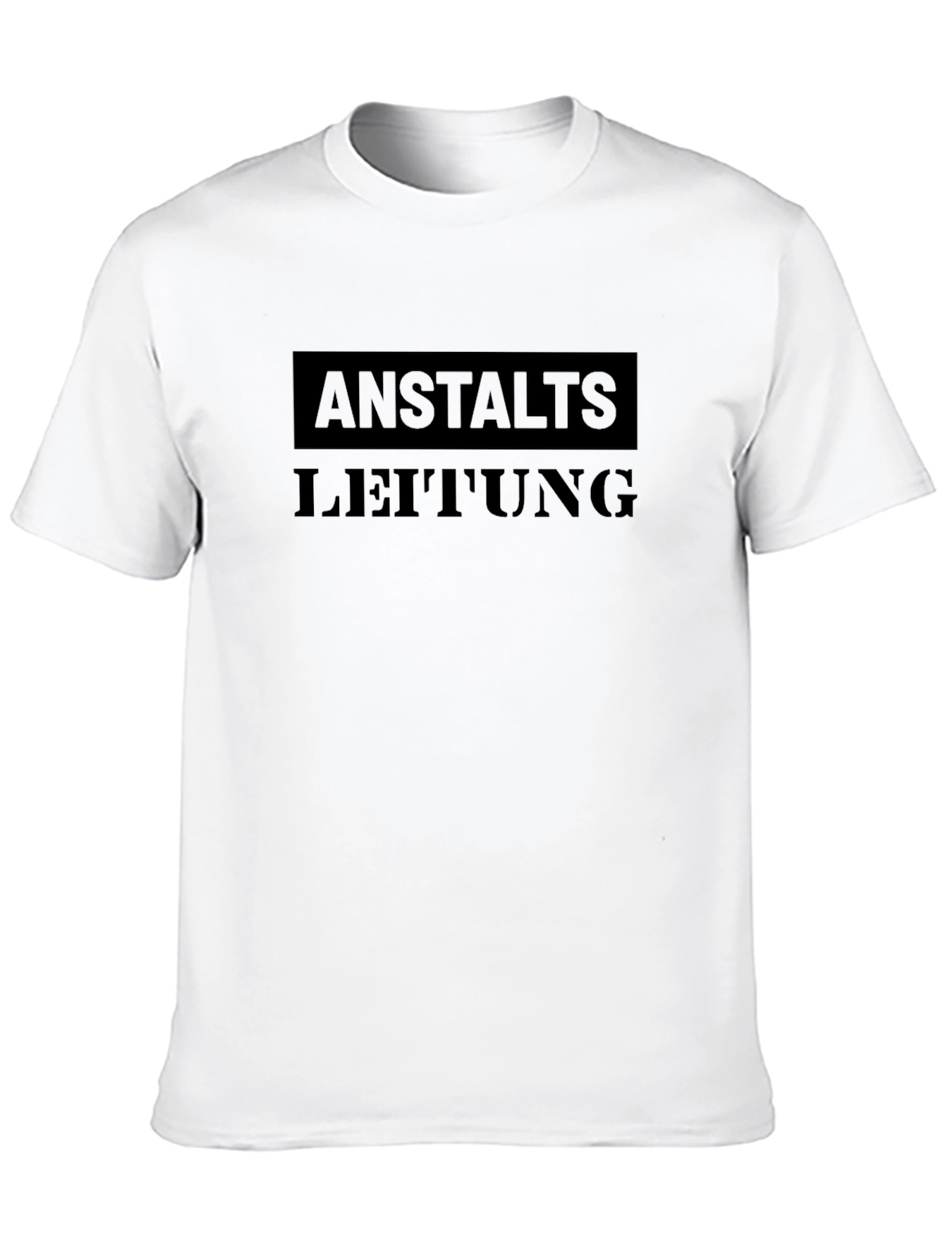 Anstaltsleitung Printed Black T-Shirt