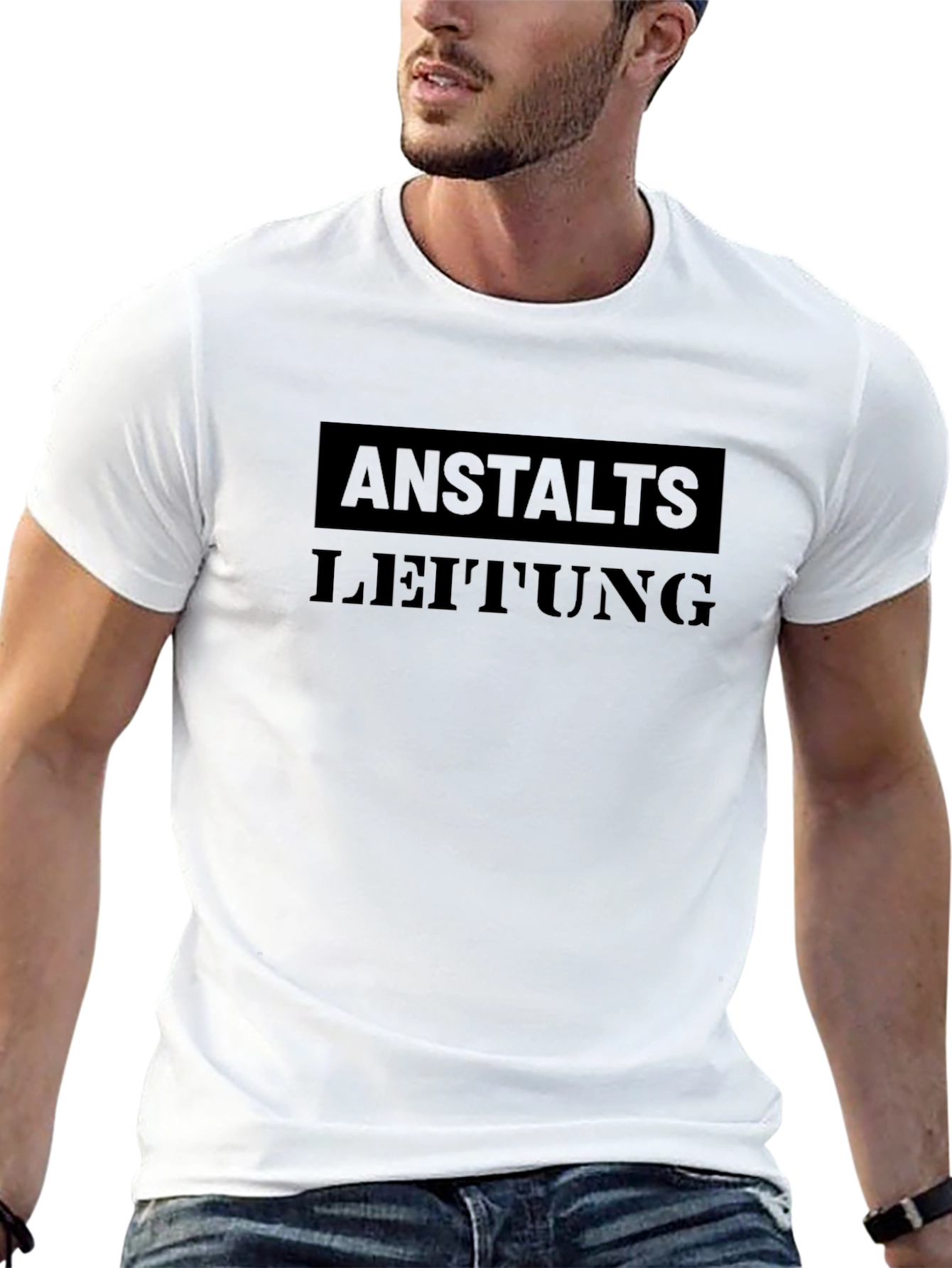 Anstaltsleitung Printed Black T-Shirt