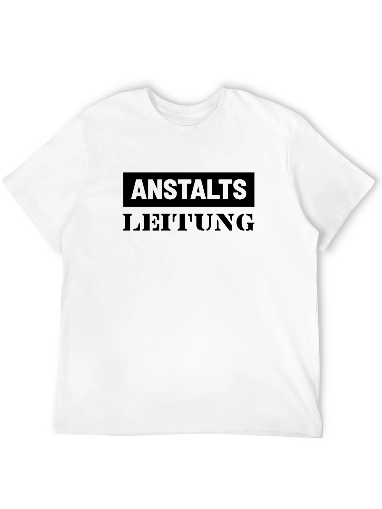 Anstaltsleitung Printed Black T-Shirt