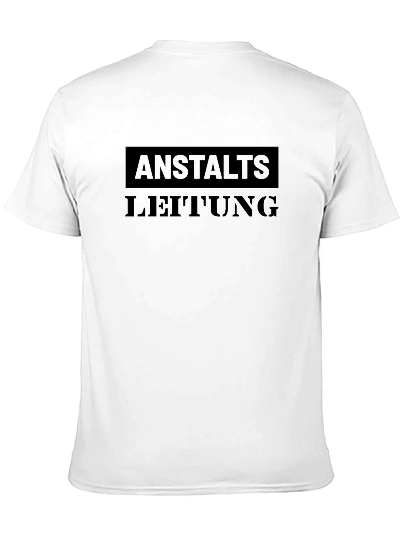 Anstaltsleitung Printed Black T-Shirt