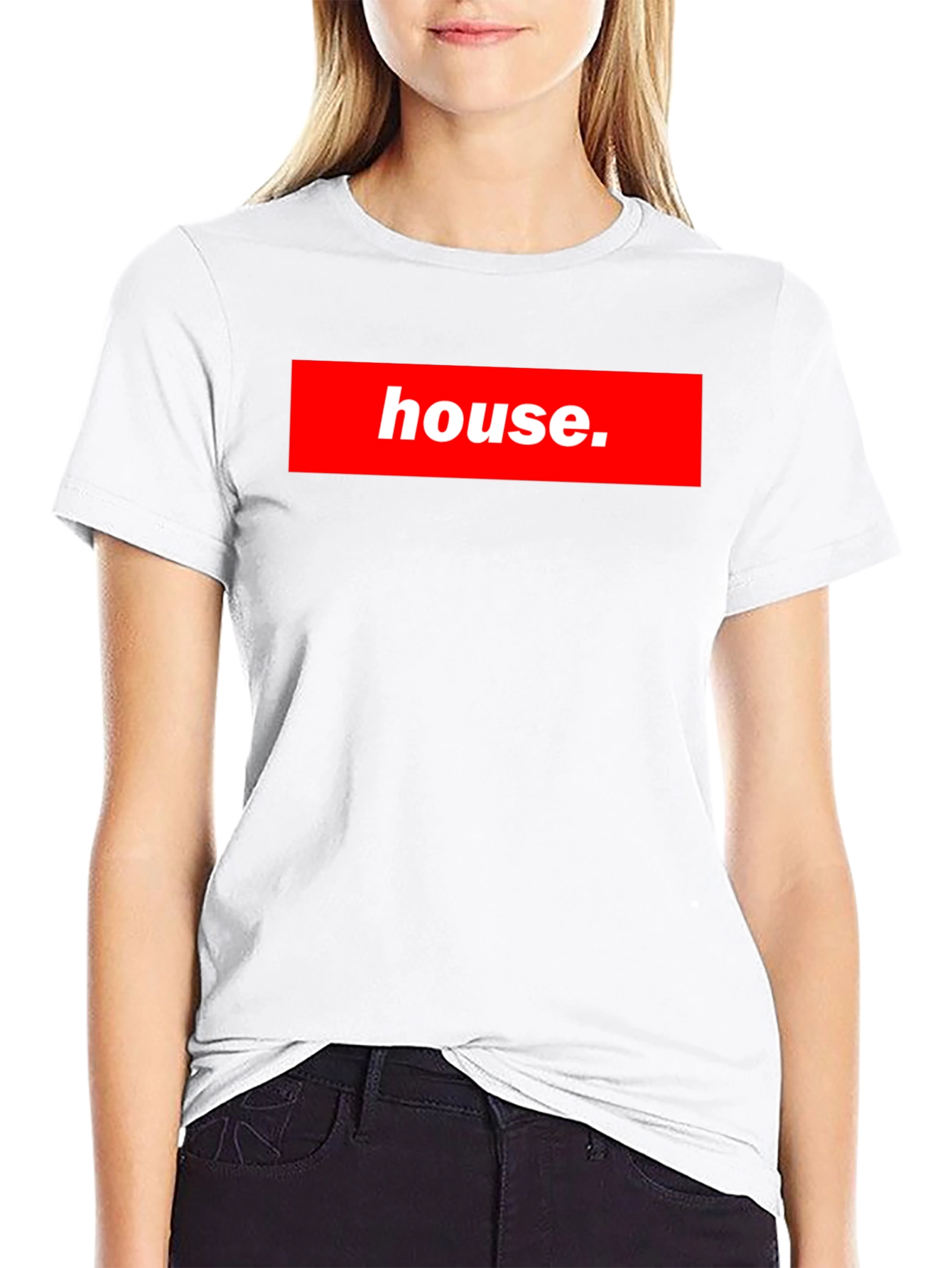 House Graphic Print Mens T-Shirt