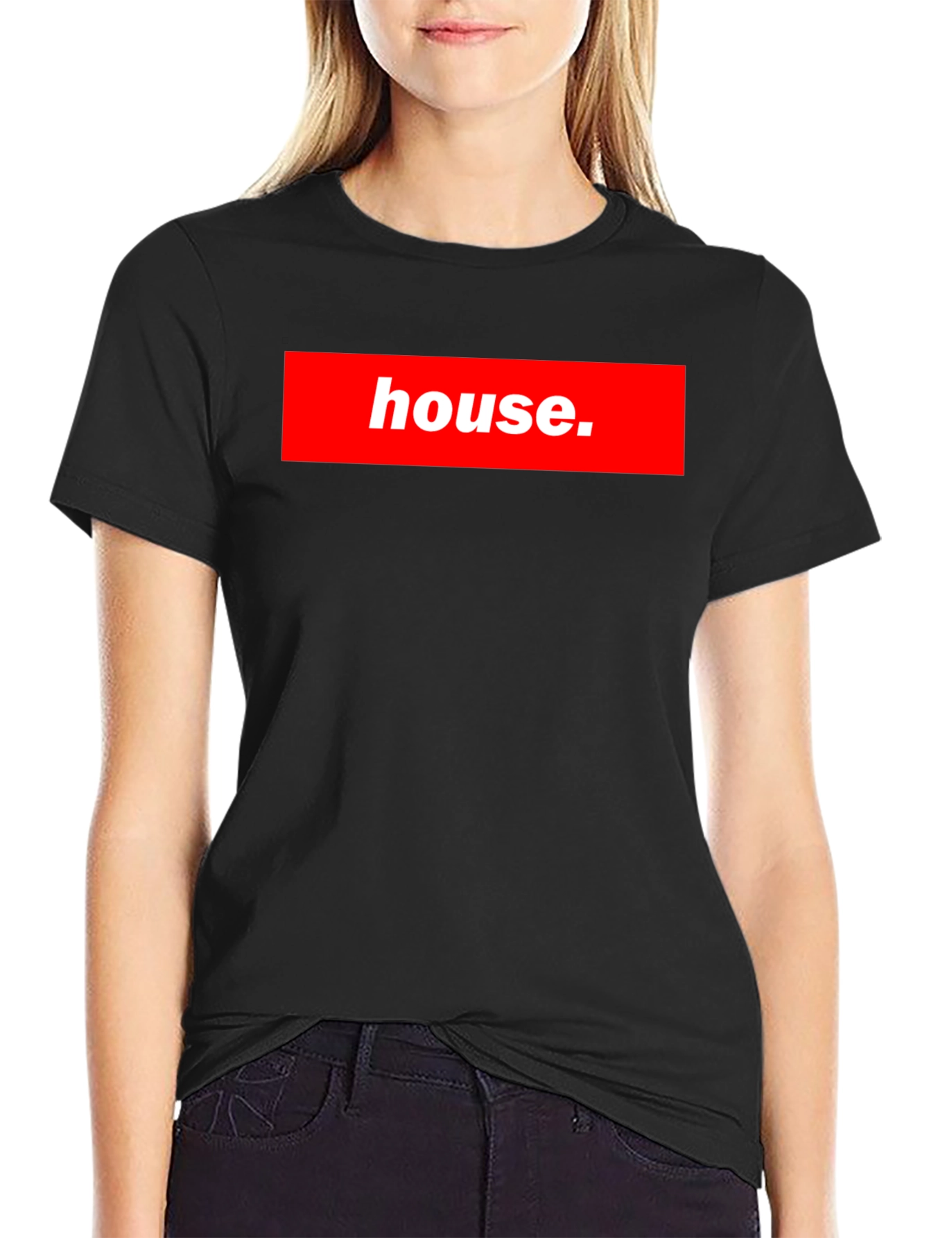 House Graphic Print Mens T-Shirt