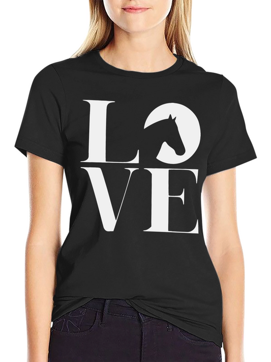 Horse Lover T-Shirt - Stylish Equestrian Tee