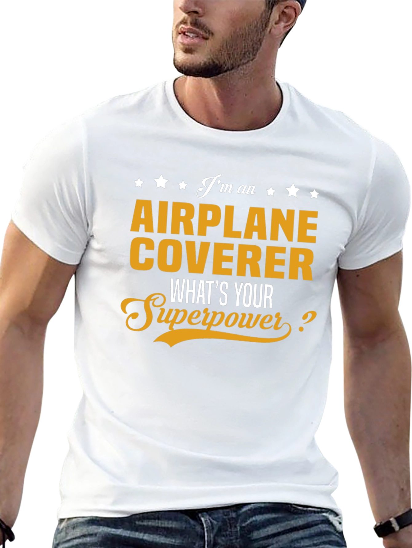 Airplane Coverer Superpower T-Shirt