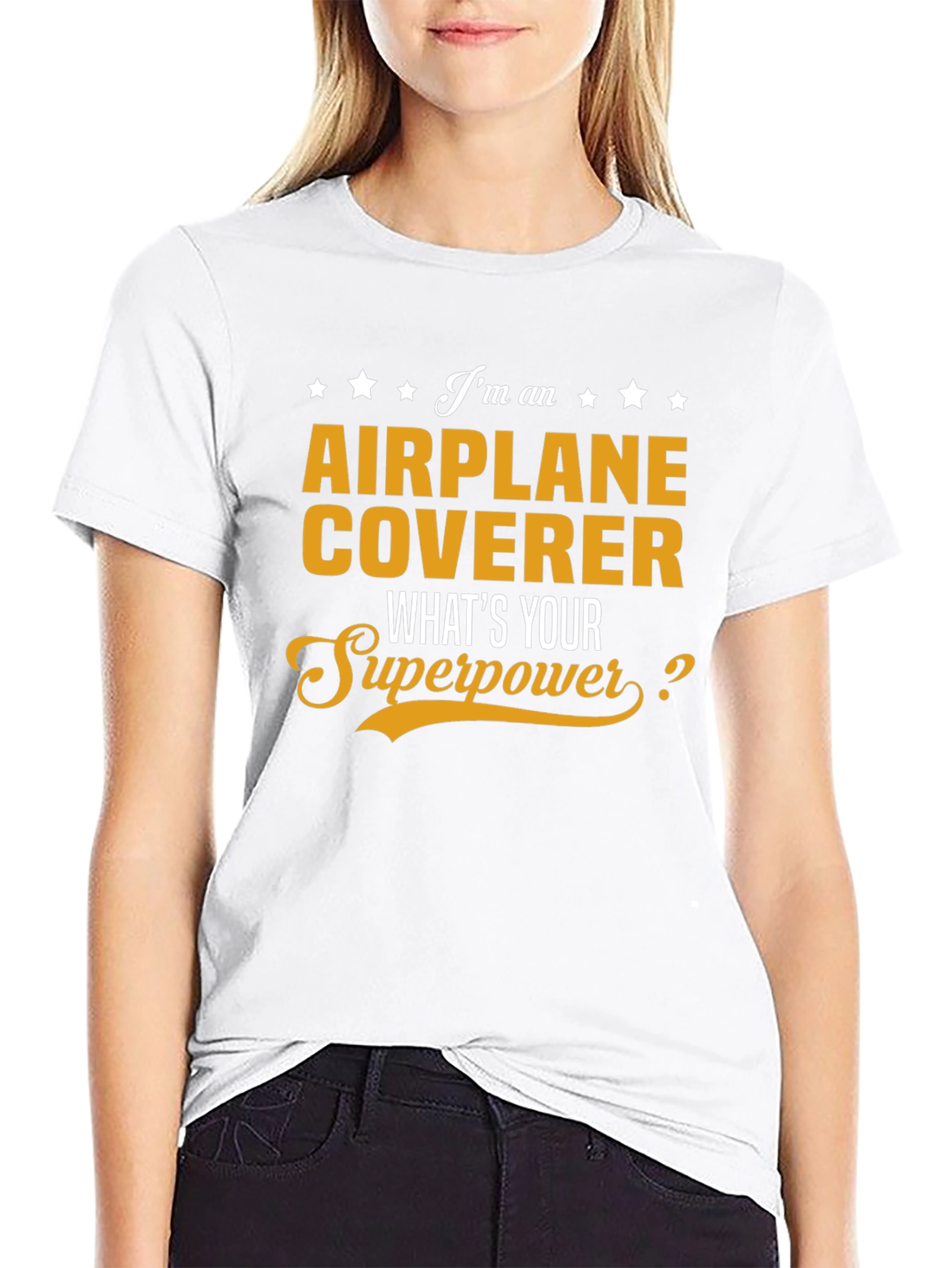 Airplane Coverer Superpower T-Shirt