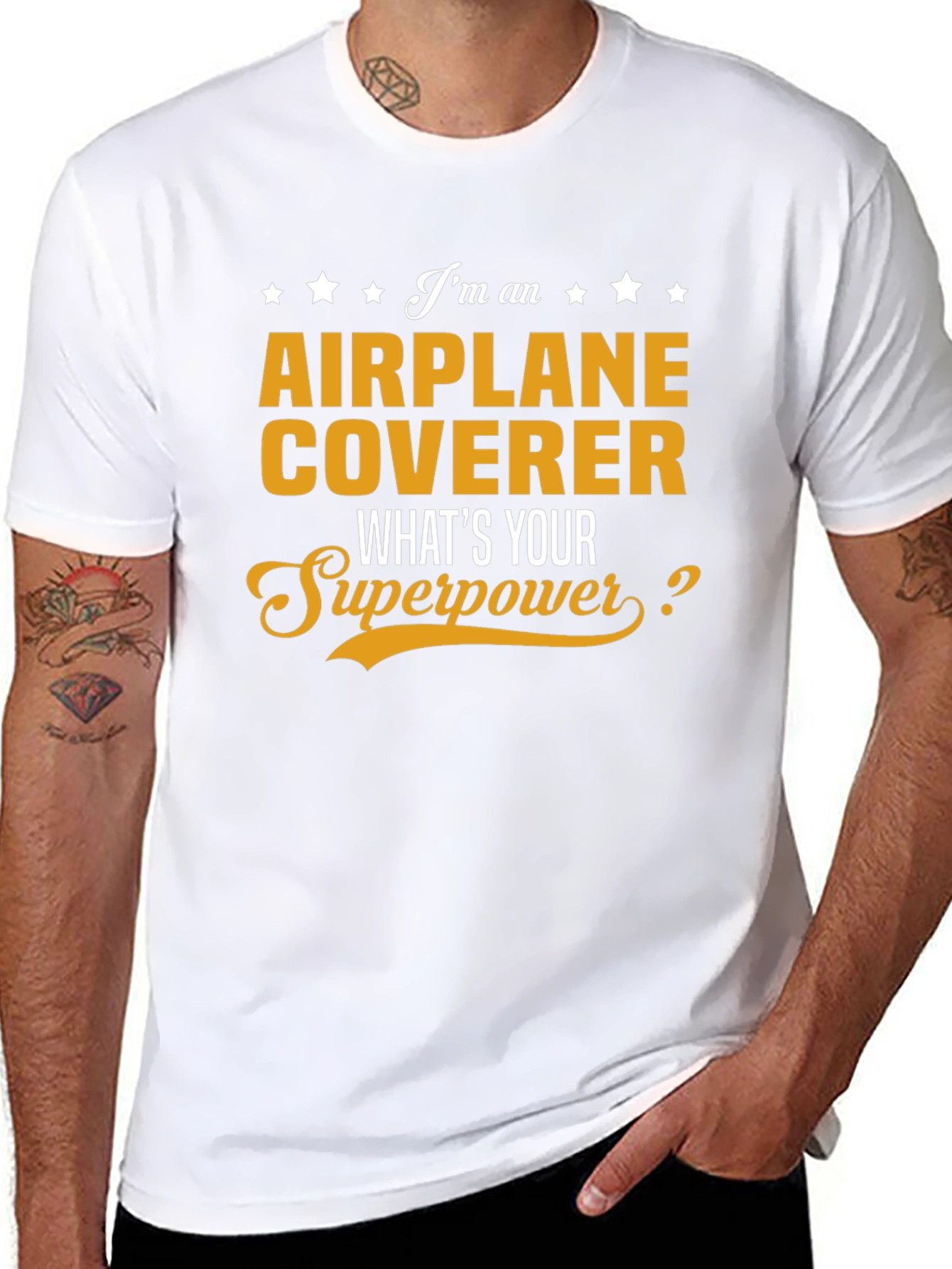 Airplane Coverer Superpower T-Shirt