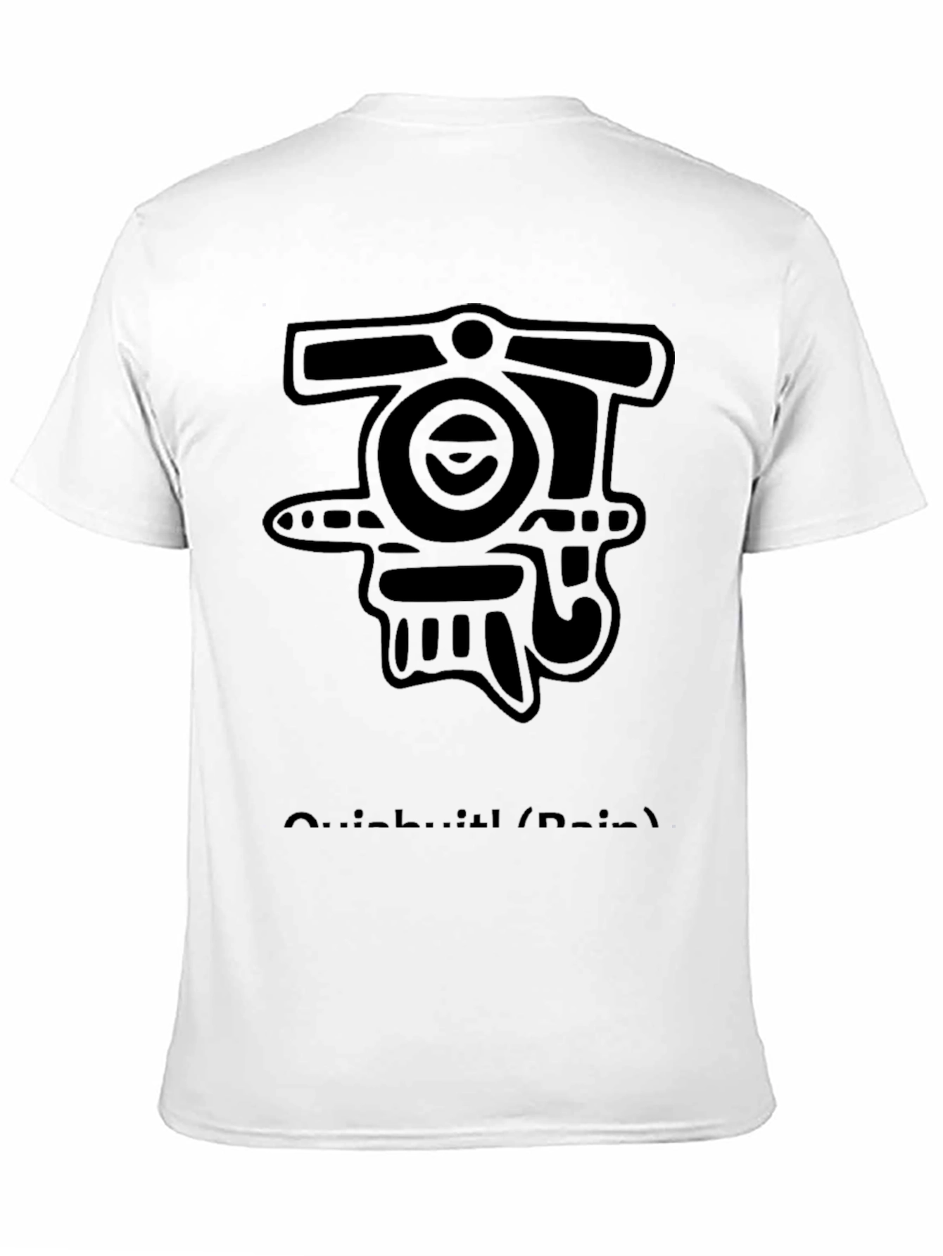 Abstract Graphic Black T-Shirt