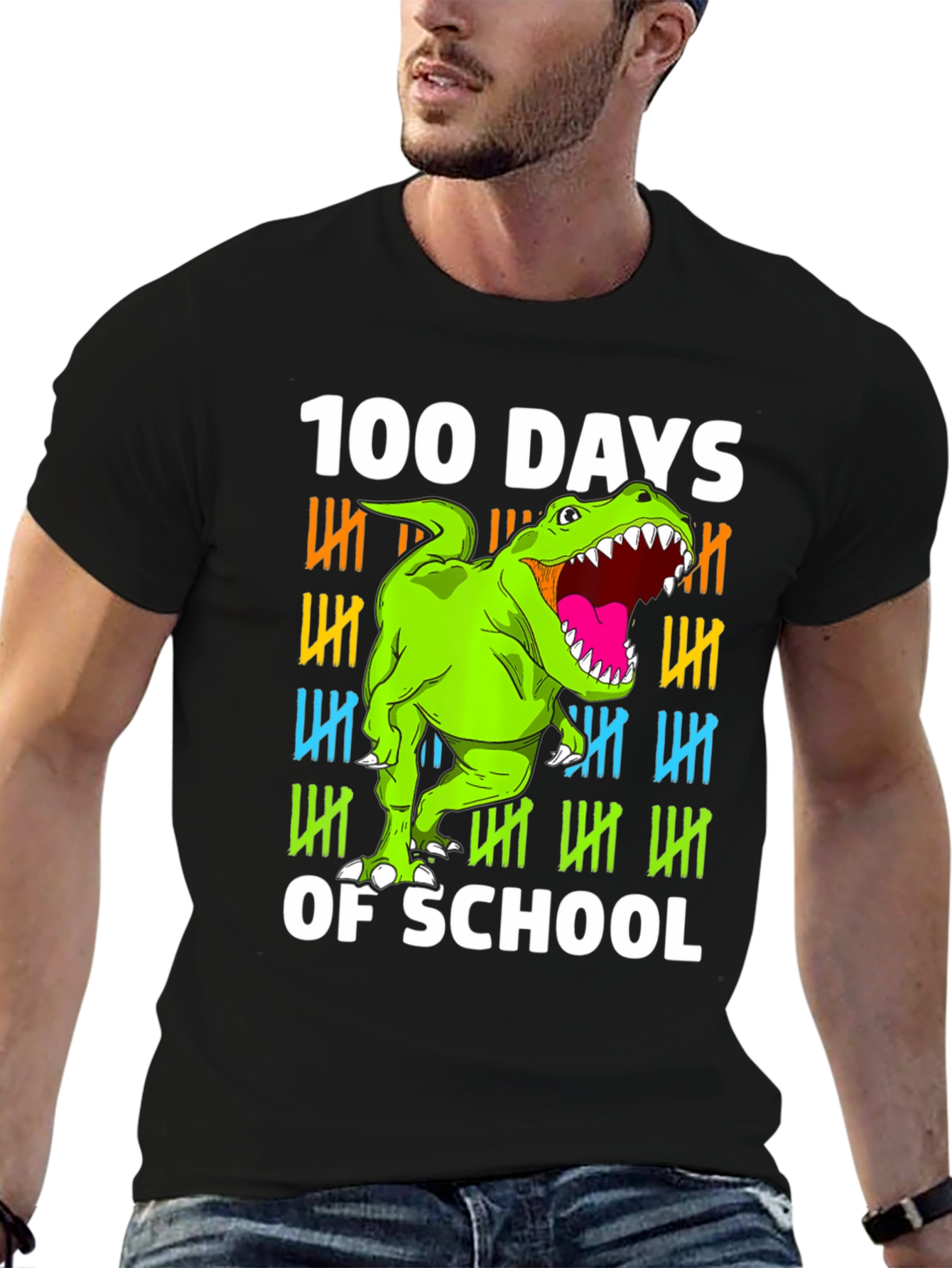 100 Days of School Dinosaur T-Shirt