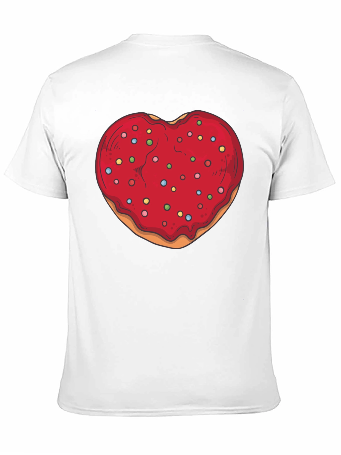Heart Donut Graphic Tee - Sweet Style!