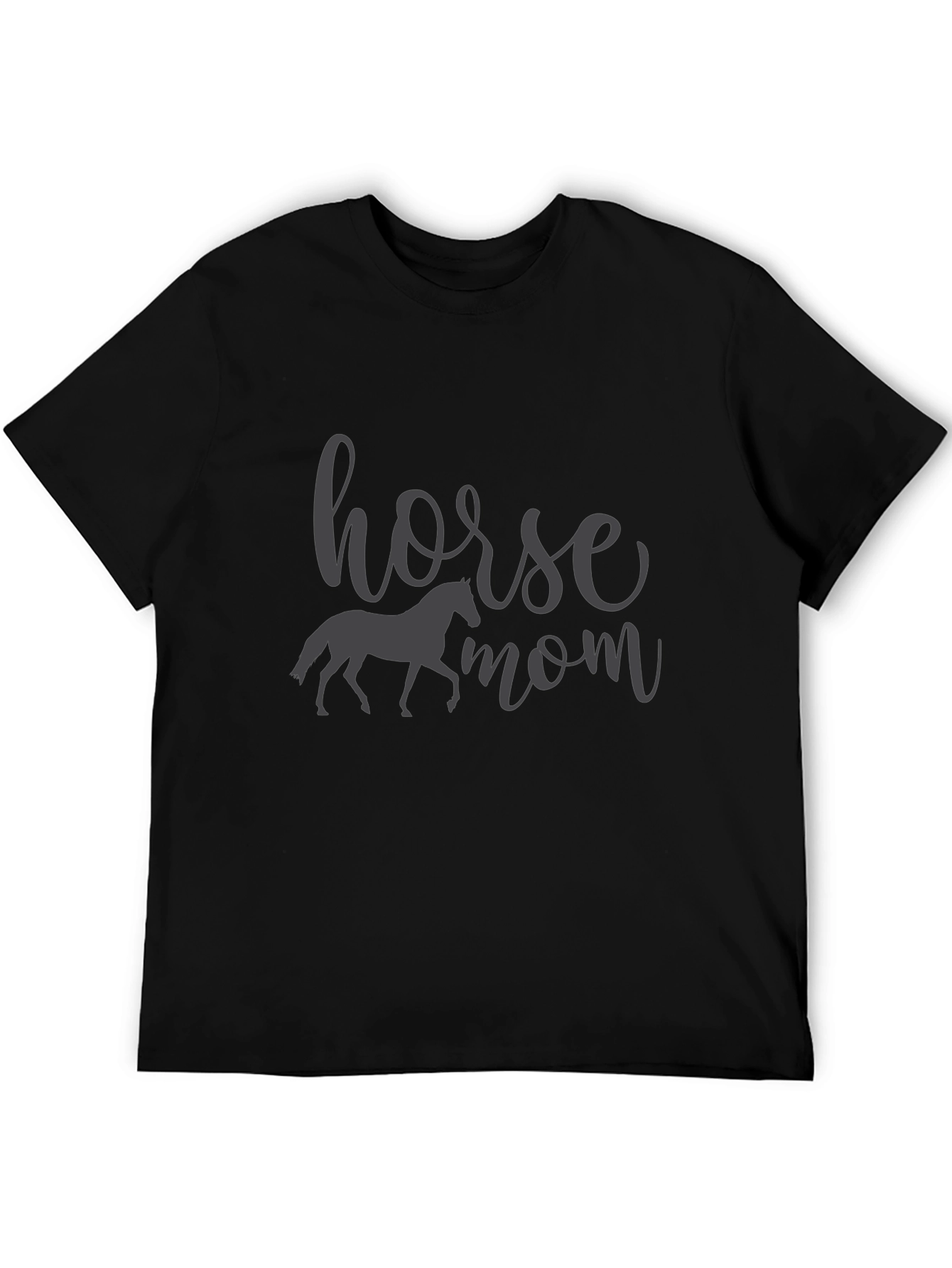Horse Mom Graphic T-Shirt - Equestrian Lover Tee