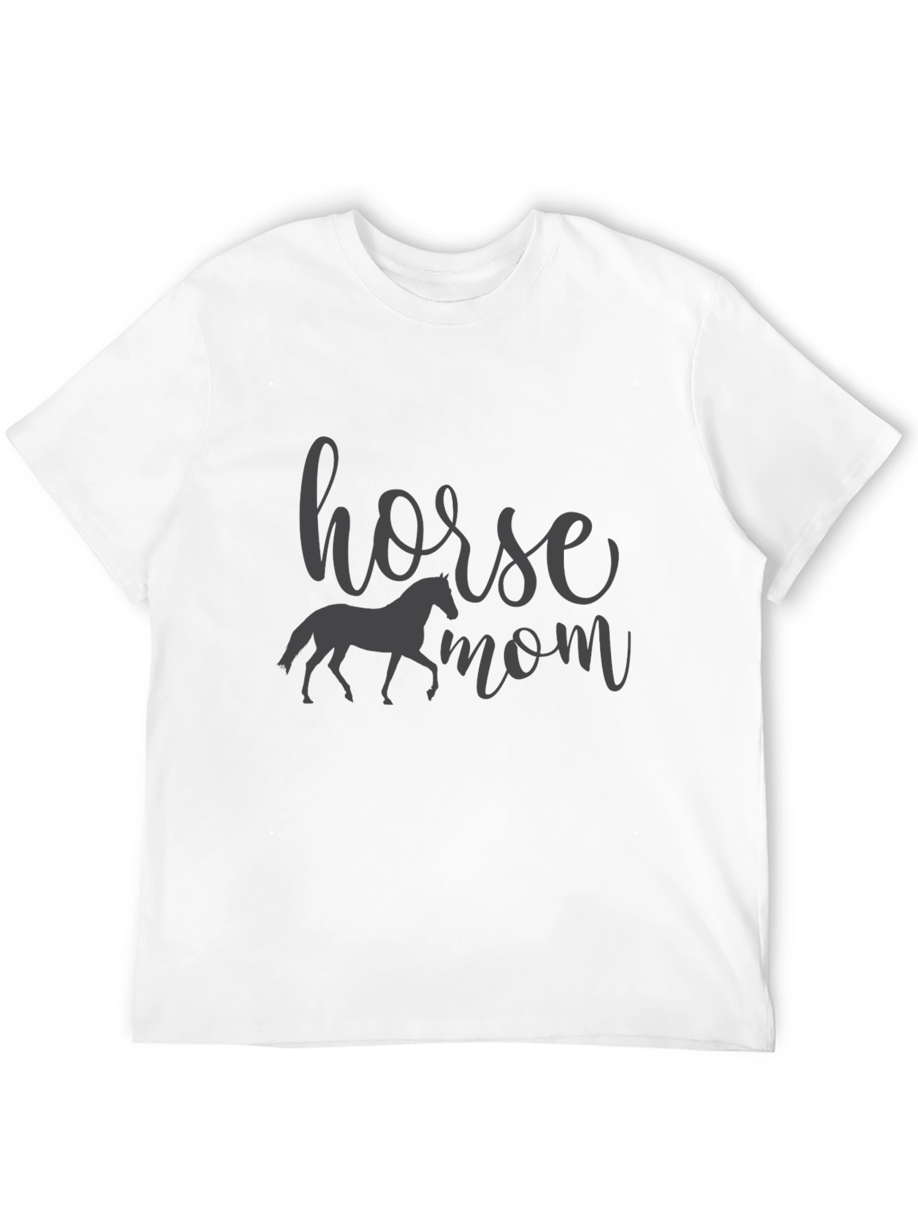 Horse Mom Graphic T-Shirt - Equestrian Lover Tee