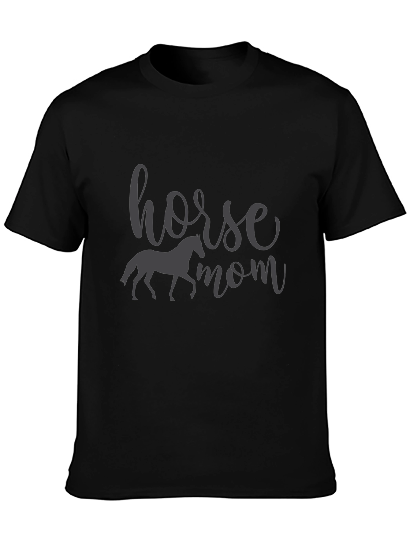 Horse Mom Graphic T-Shirt - Equestrian Lover Tee