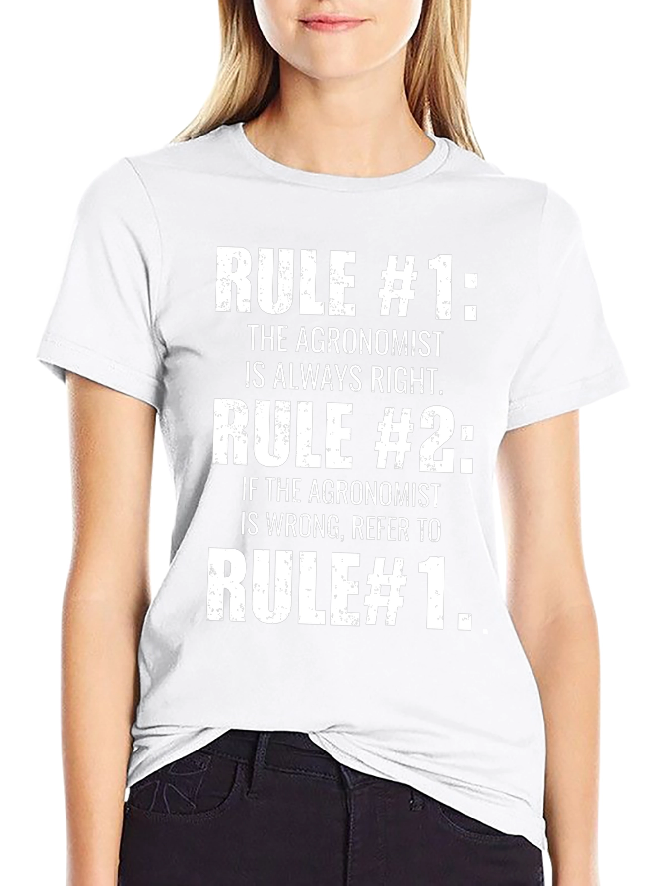 Agronomist Rules T-Shirt - Funny Farming Gift