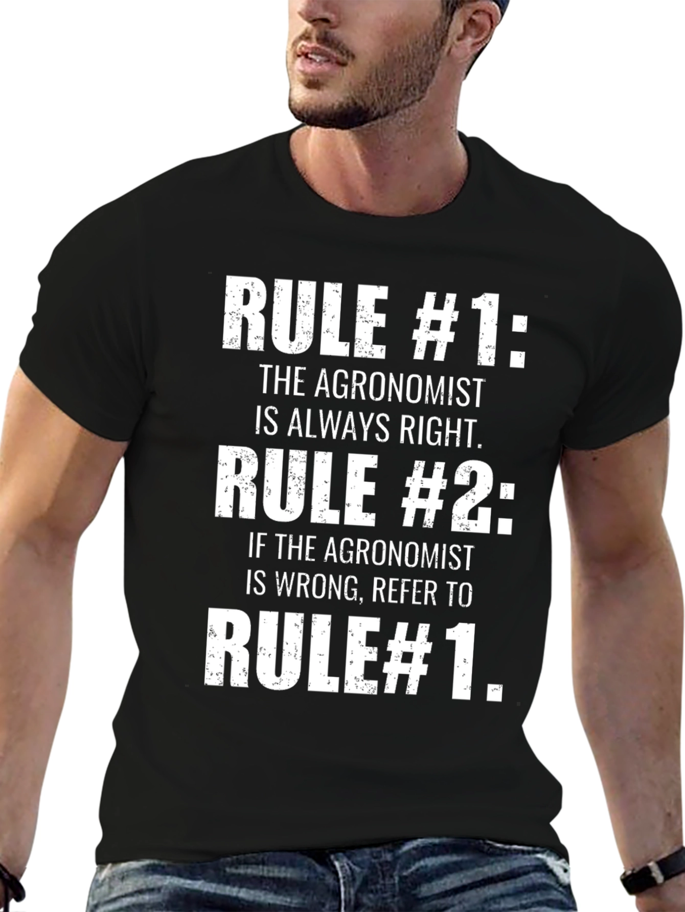 Agronomist Rules T-Shirt - Funny Farming Gift