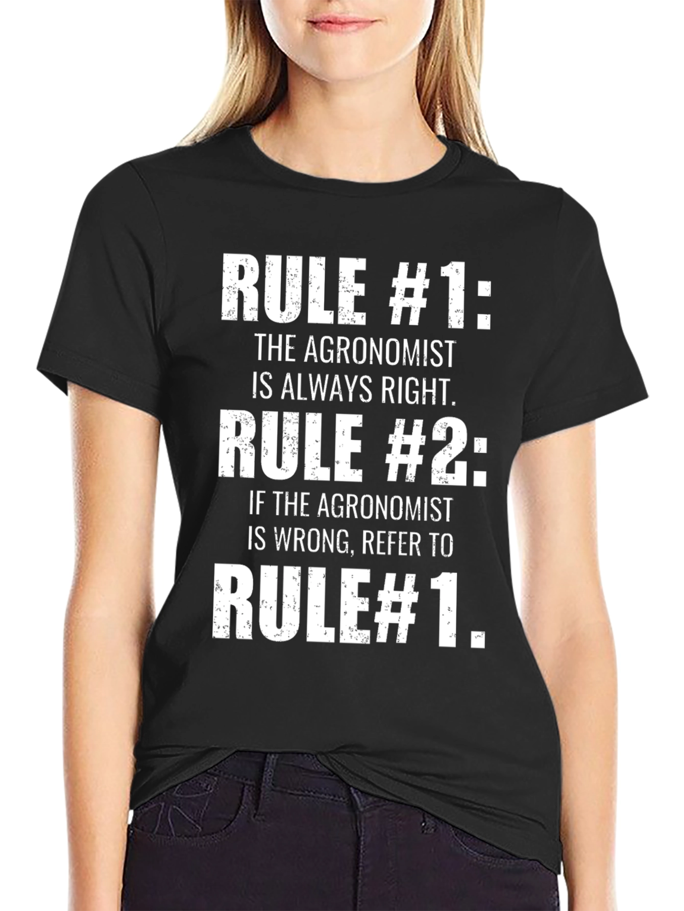 Agronomist Rules T-Shirt - Funny Farming Gift