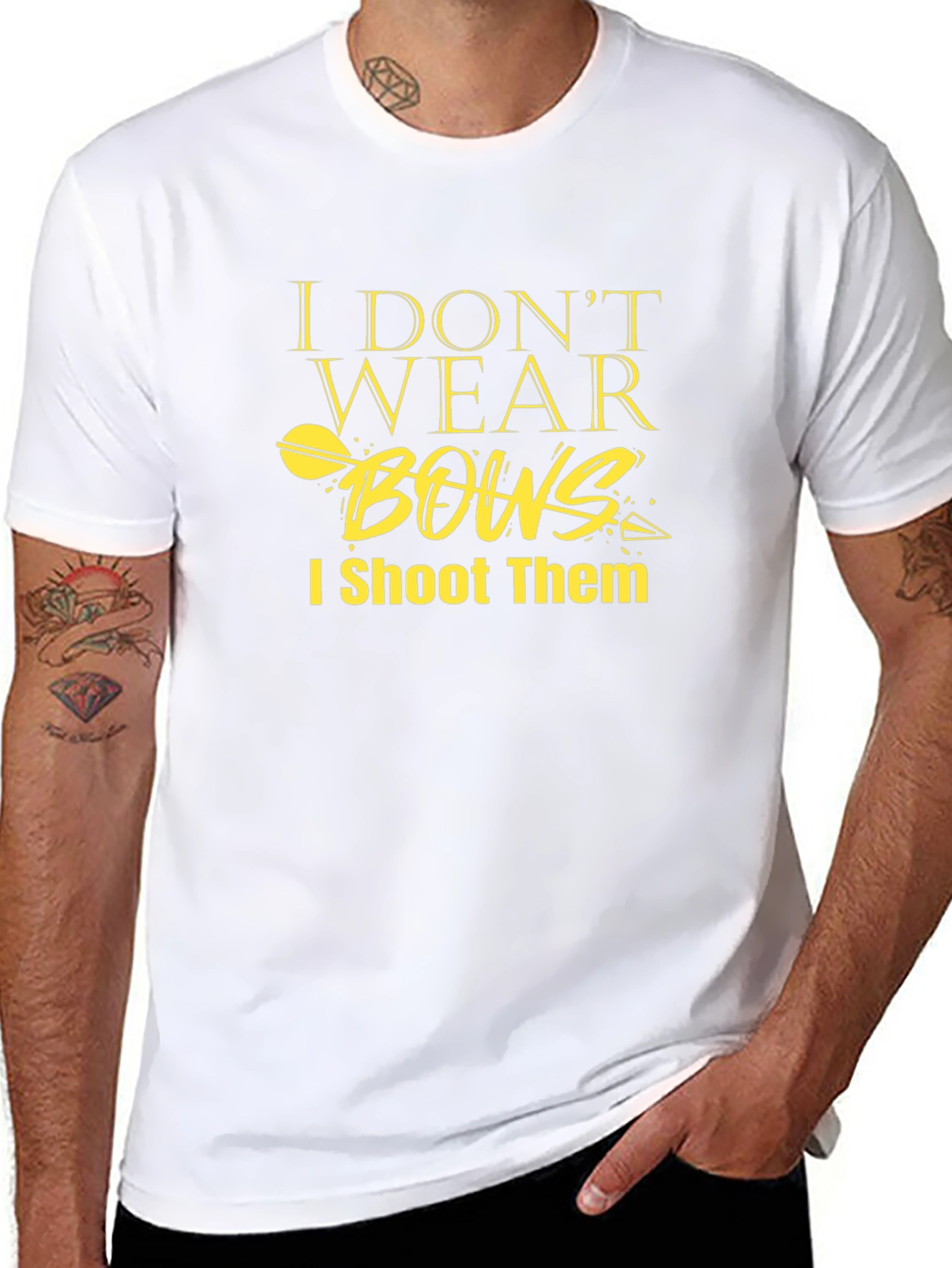 I Dont Wear Bows I Shoot Them T-Shirt