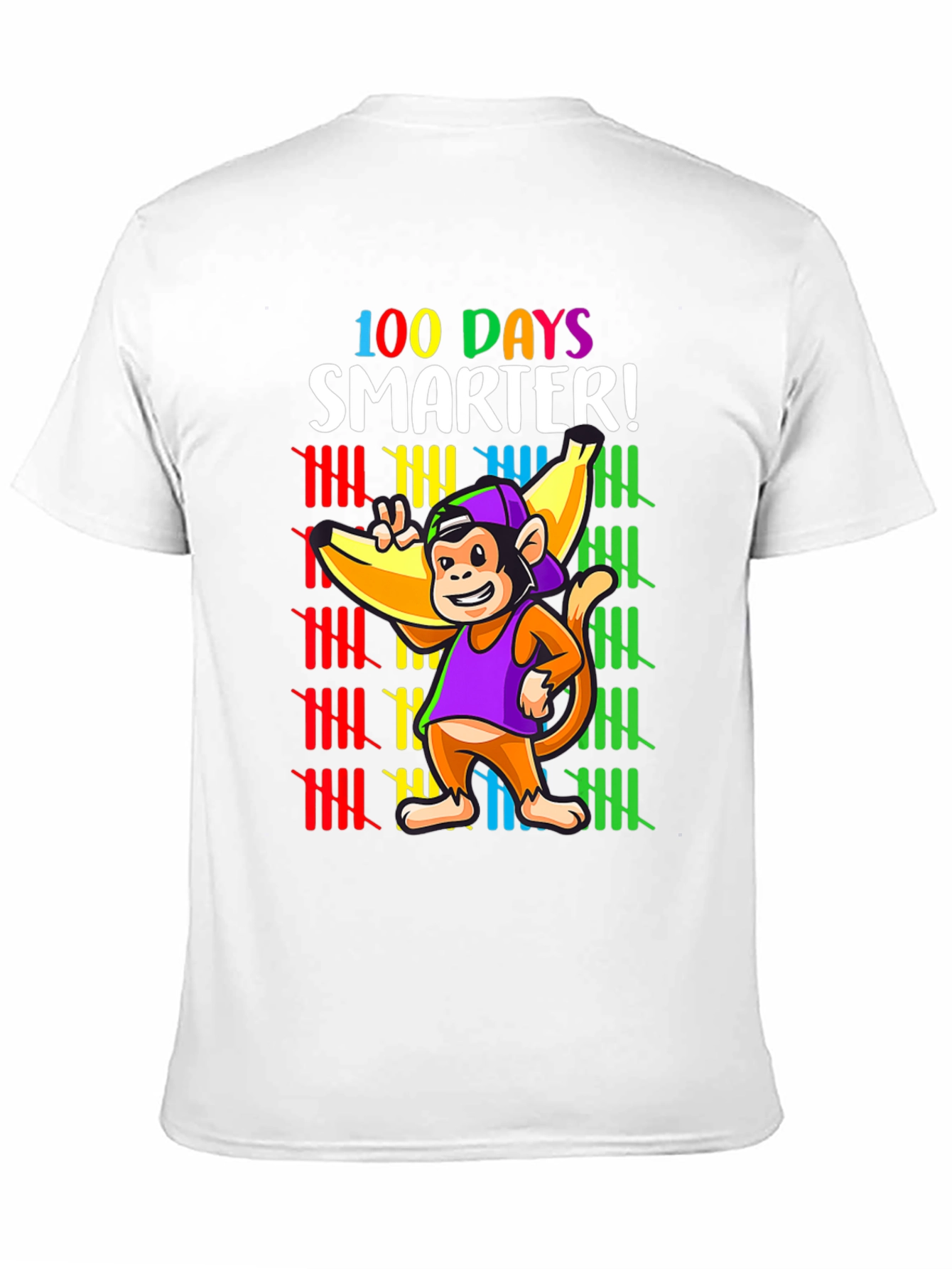100 Days Smarter Monkey T-Shirt