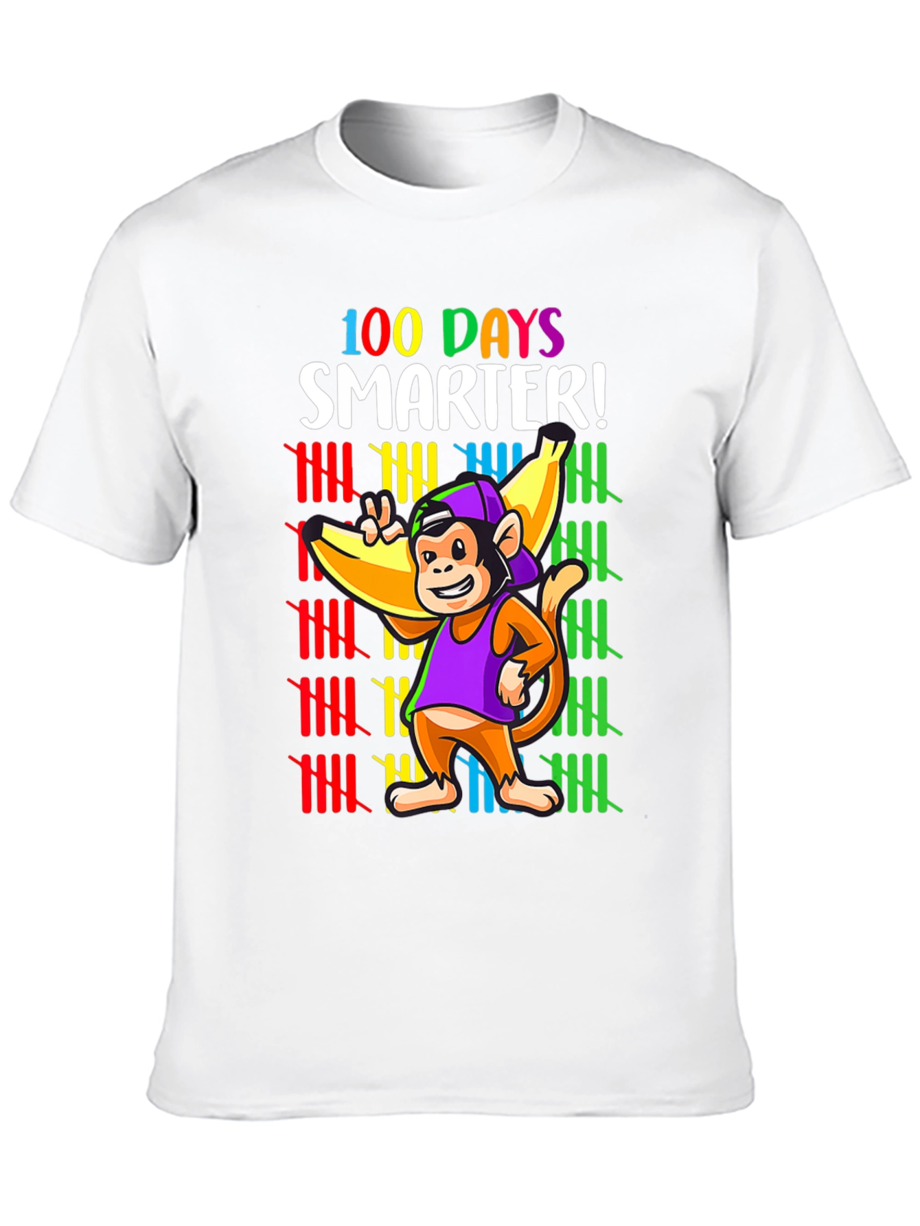 100 Days Smarter Monkey T-Shirt
