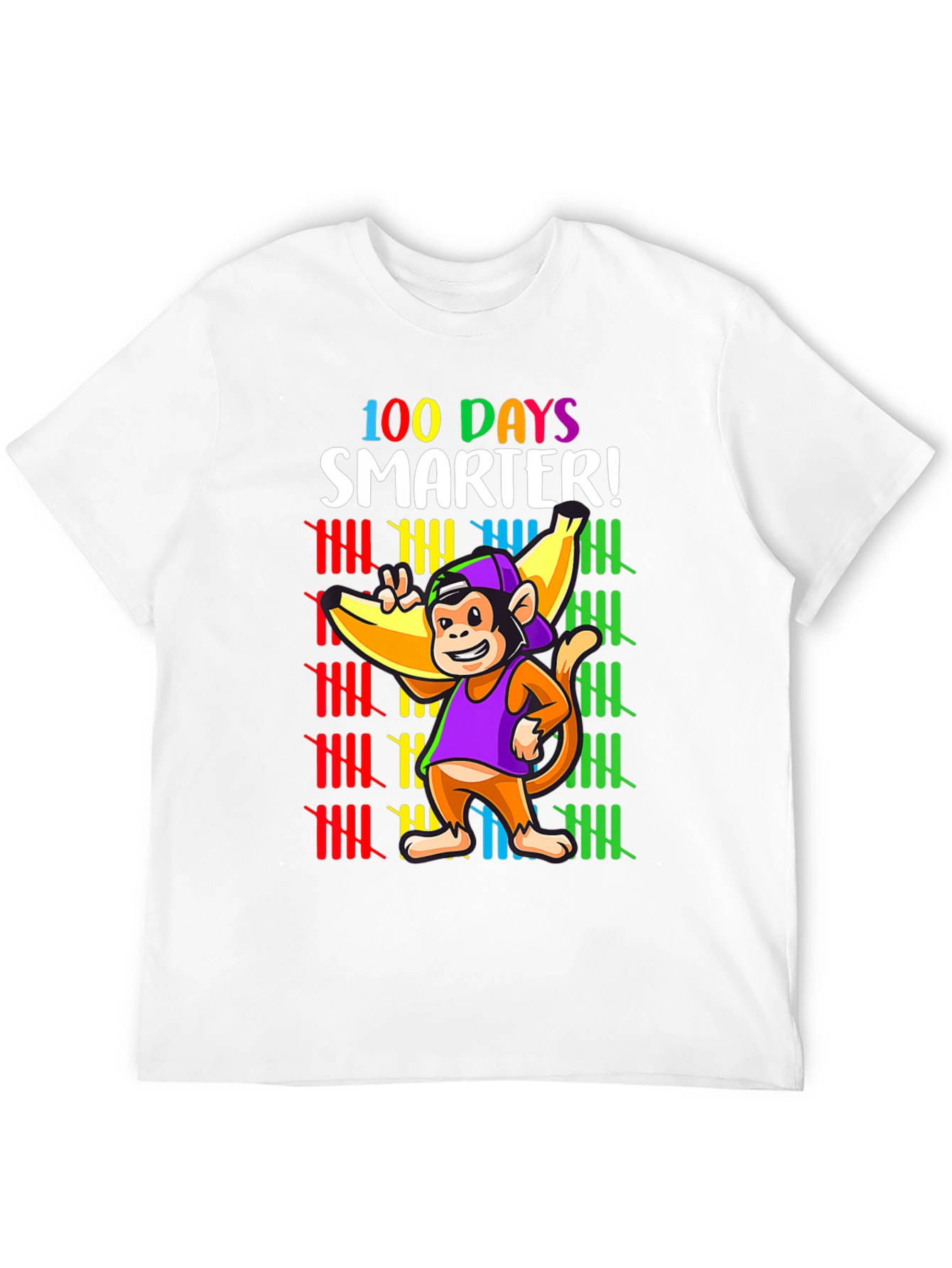 100 Days Smarter Monkey T-Shirt