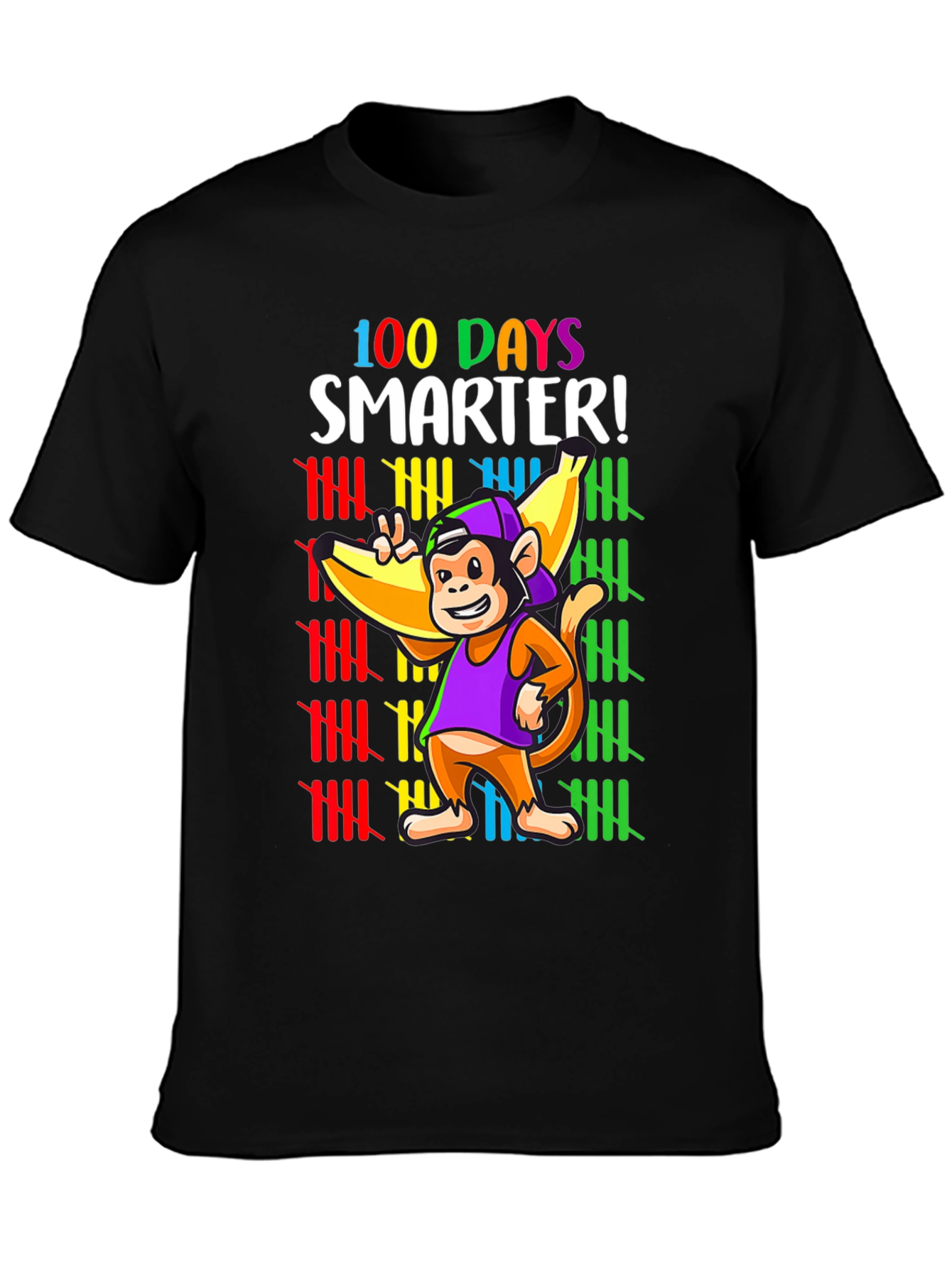 100 Days Smarter Monkey T-Shirt