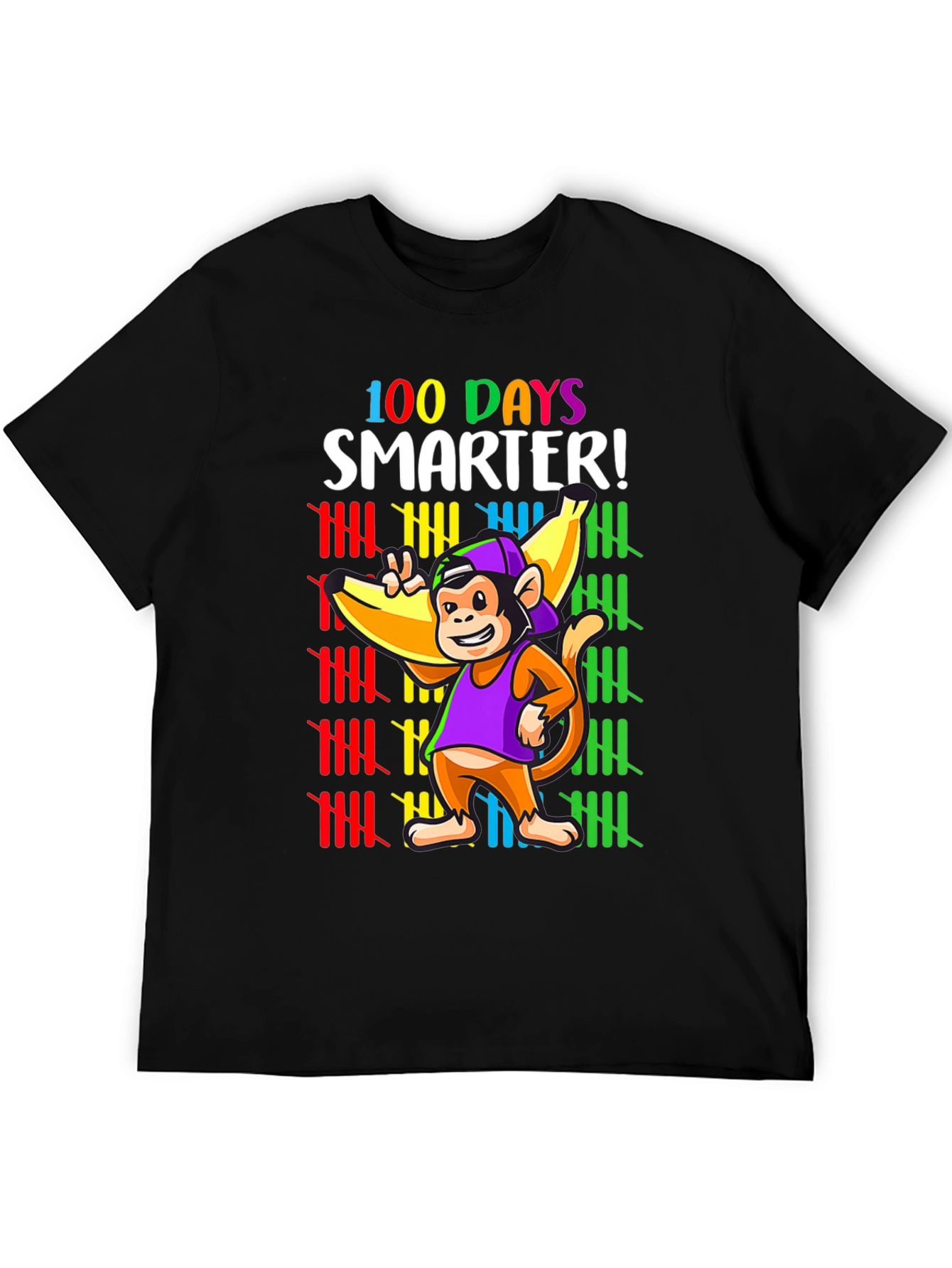 100 Days Smarter Monkey T-Shirt