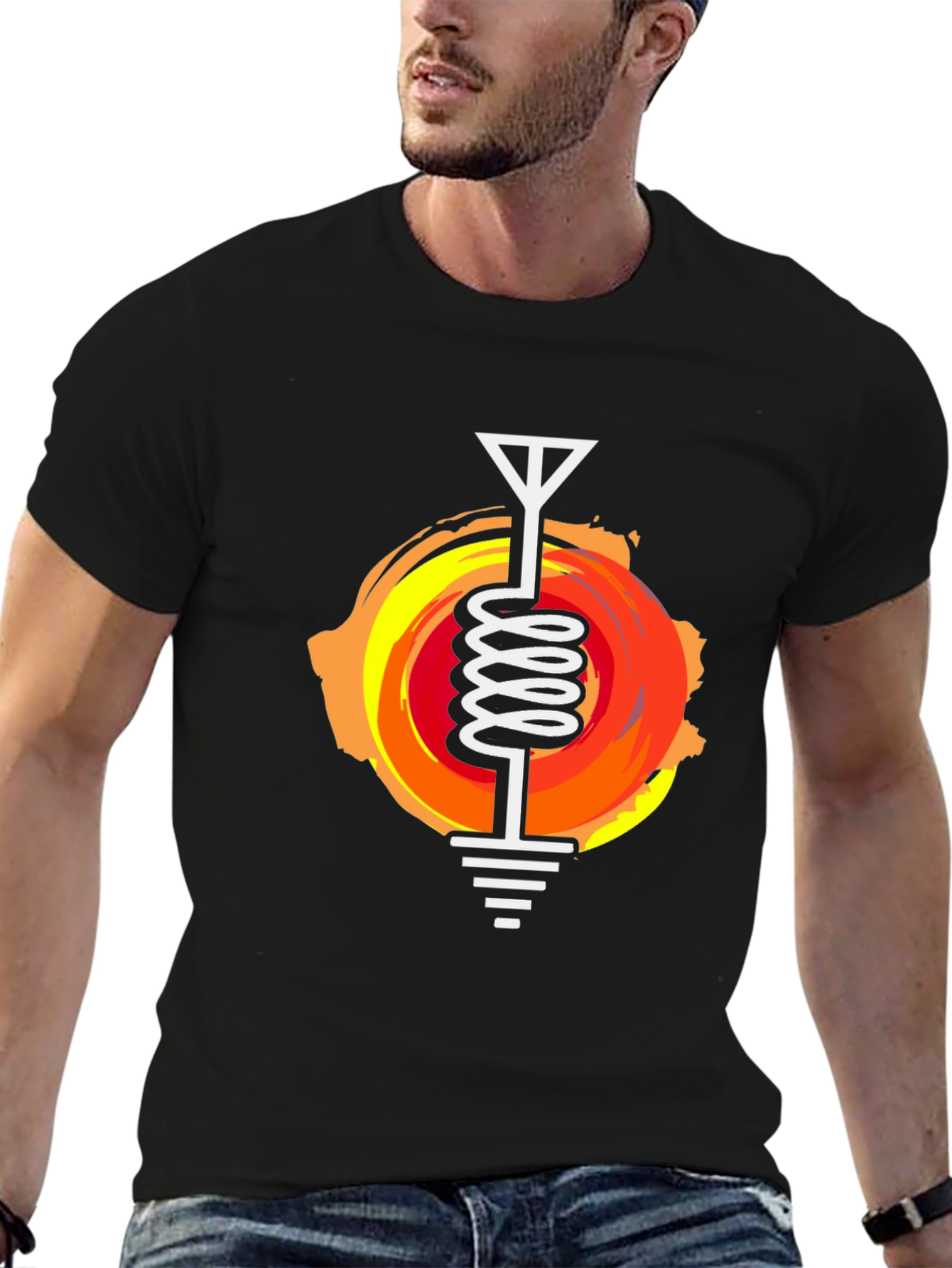 Antenna Coil Graphic T-Shirt