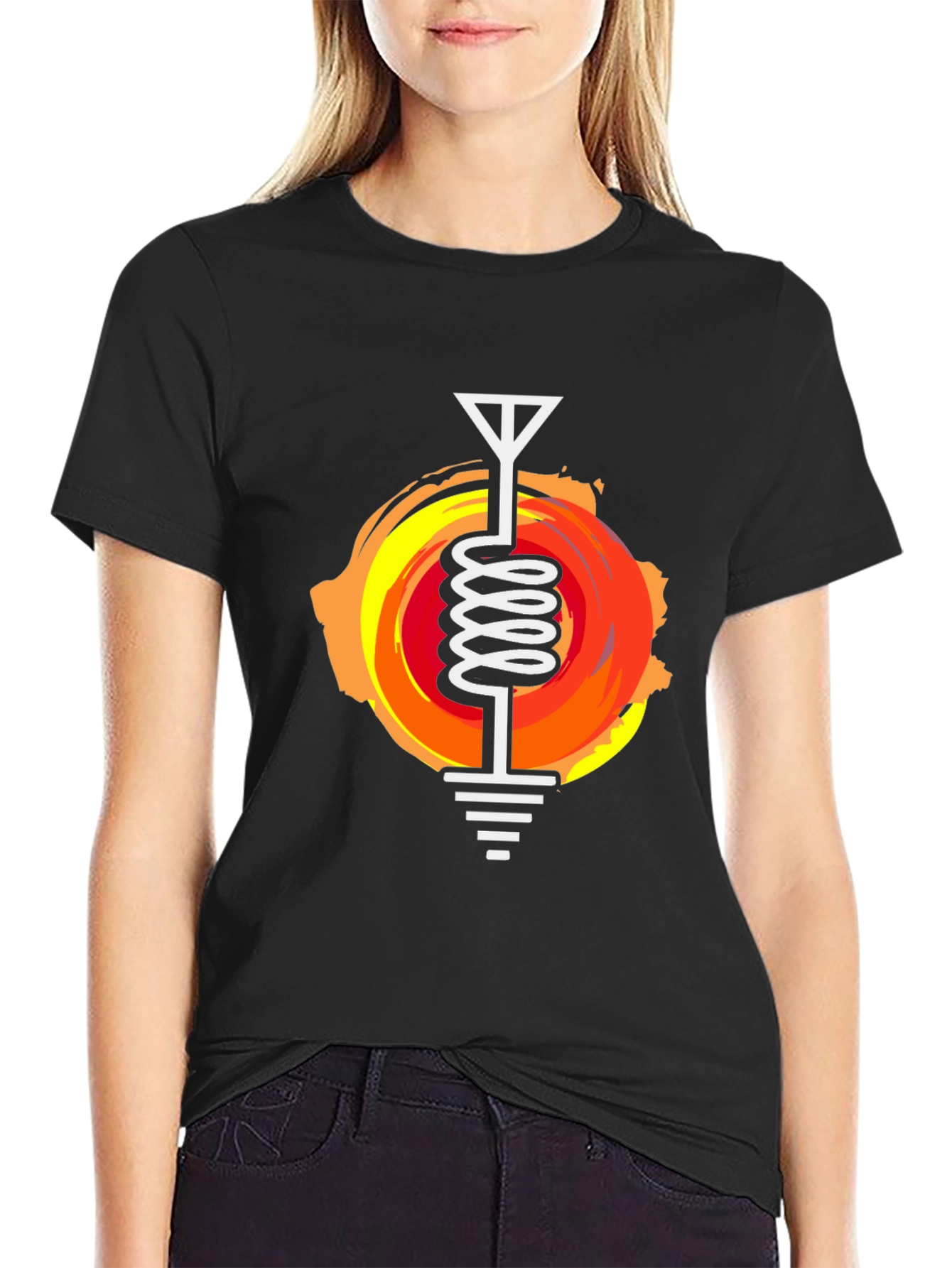 Antenna Coil Graphic T-Shirt