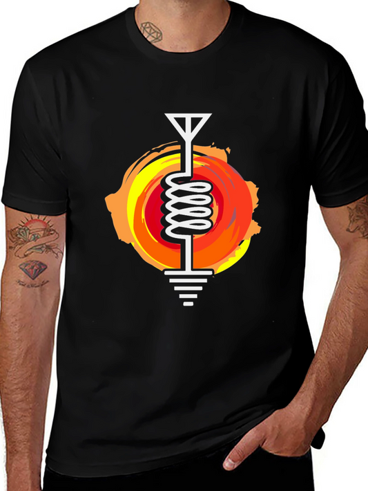 Antenna Coil Graphic T-Shirt