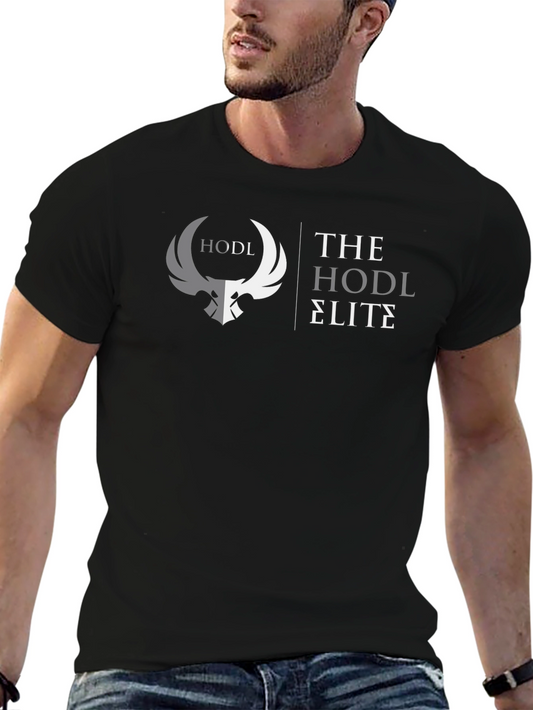 HODL Elite Graphic Tee - Crypto Inspired Design