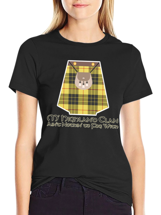 Highland Clan T-Shirt - Scottish Kilt Design
