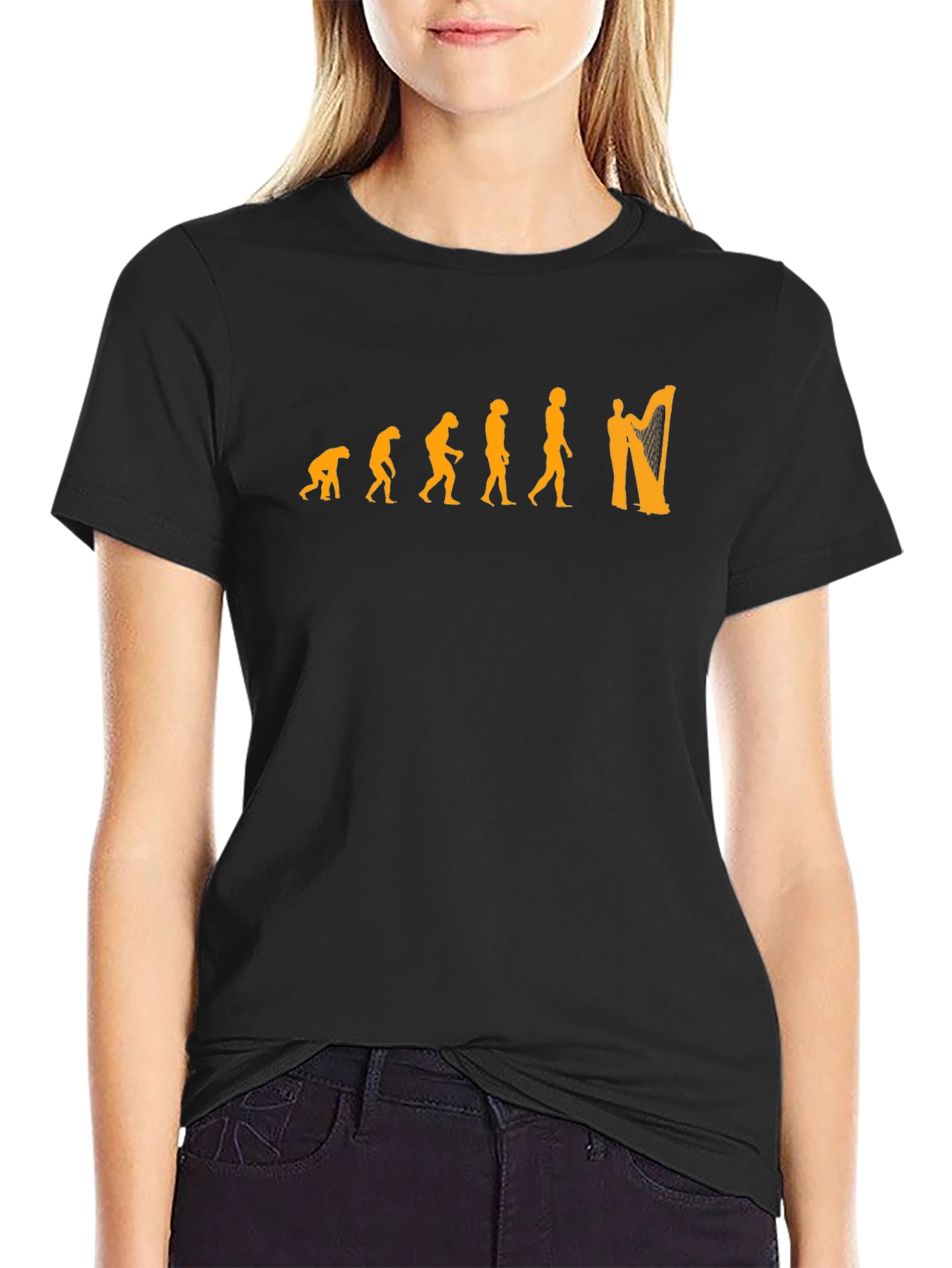 Harp Evolution T-Shirt - Music Lovers Tee