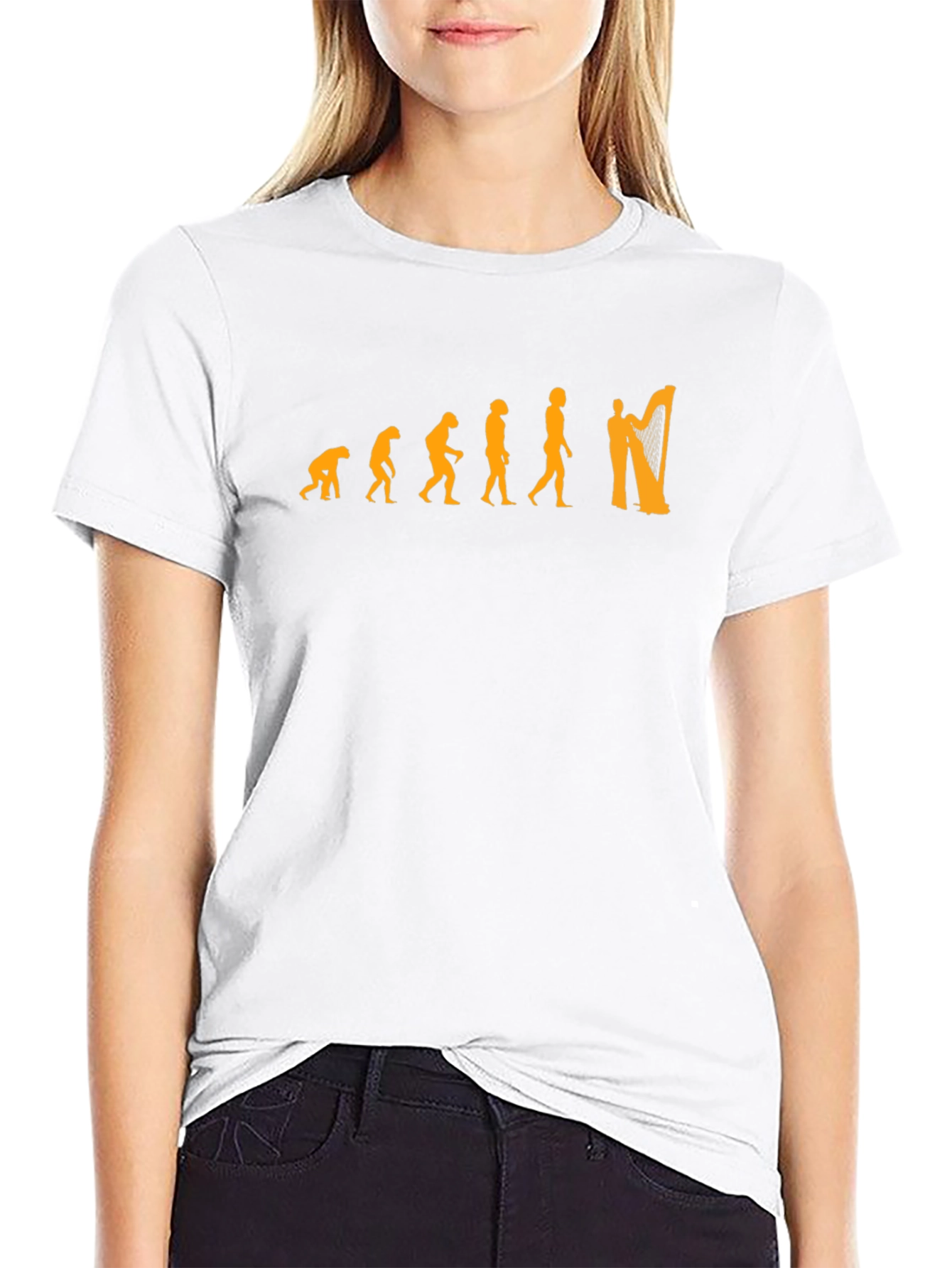Harp Evolution T-Shirt - Music Lovers Tee