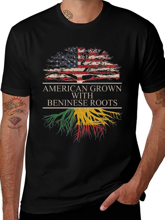 American Grown Beninese Roots T-Shirt