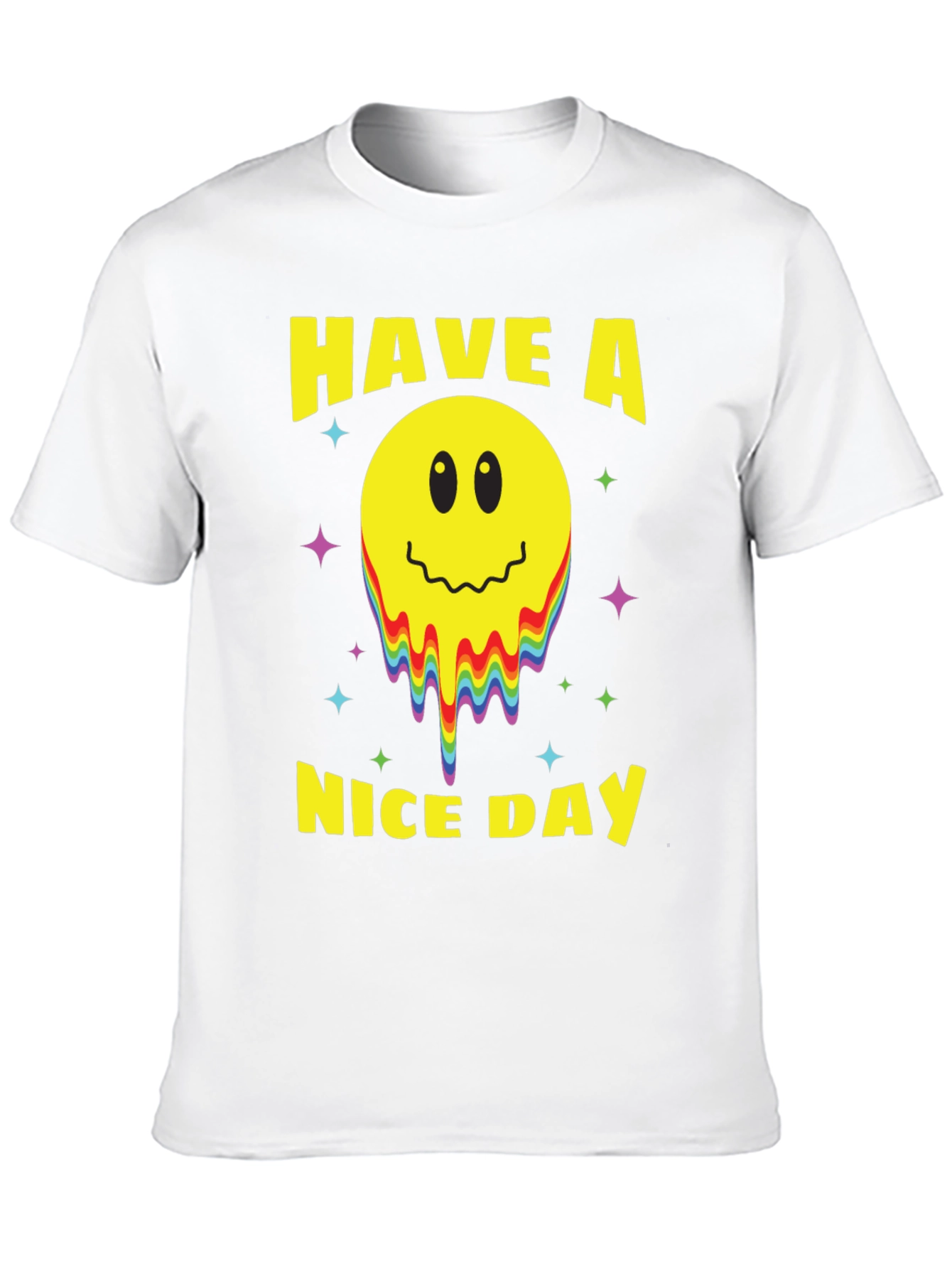 Have A Nice Day Smiley Face Graphic Tee
