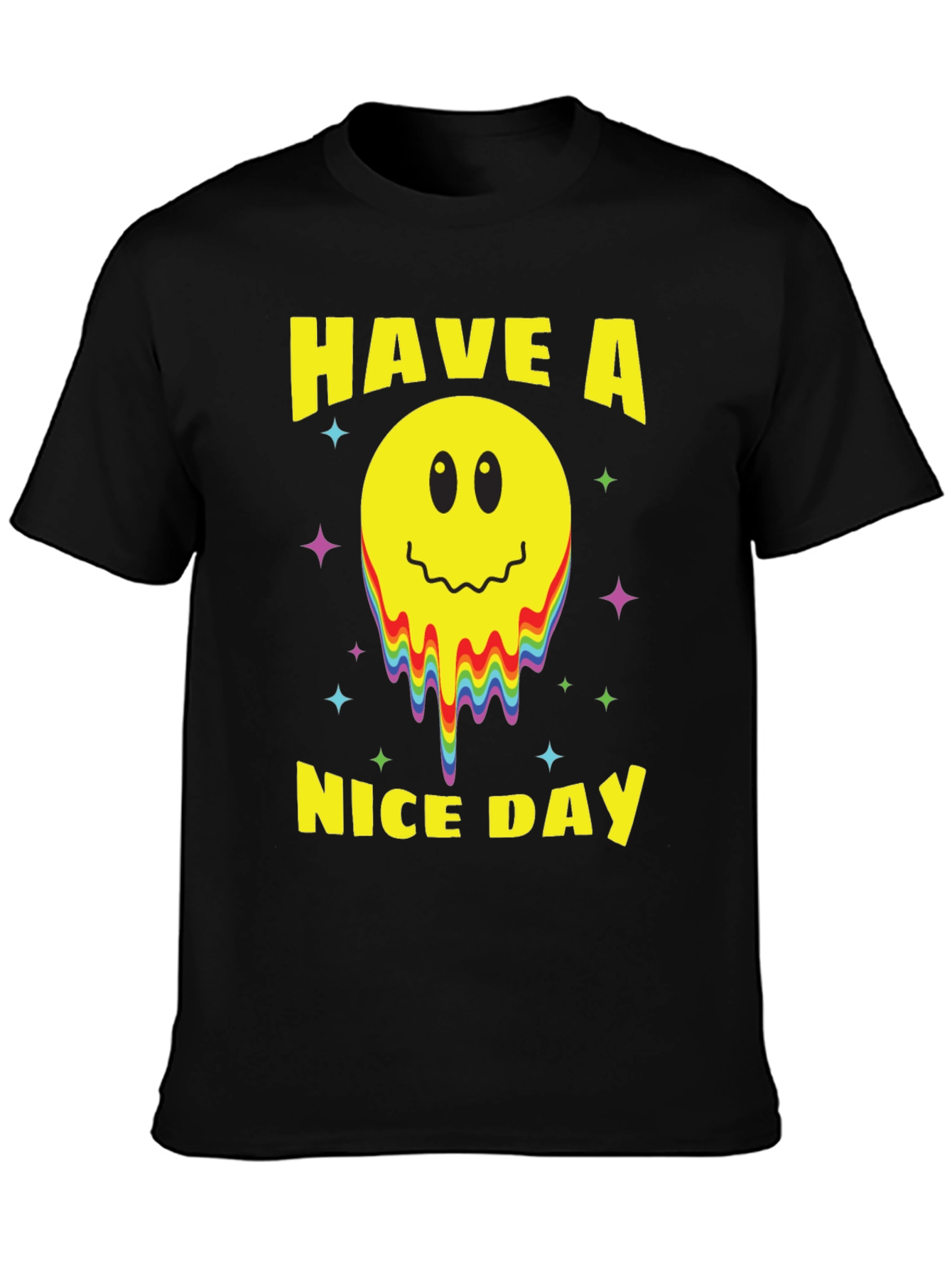 Have A Nice Day Smiley Face Graphic Tee