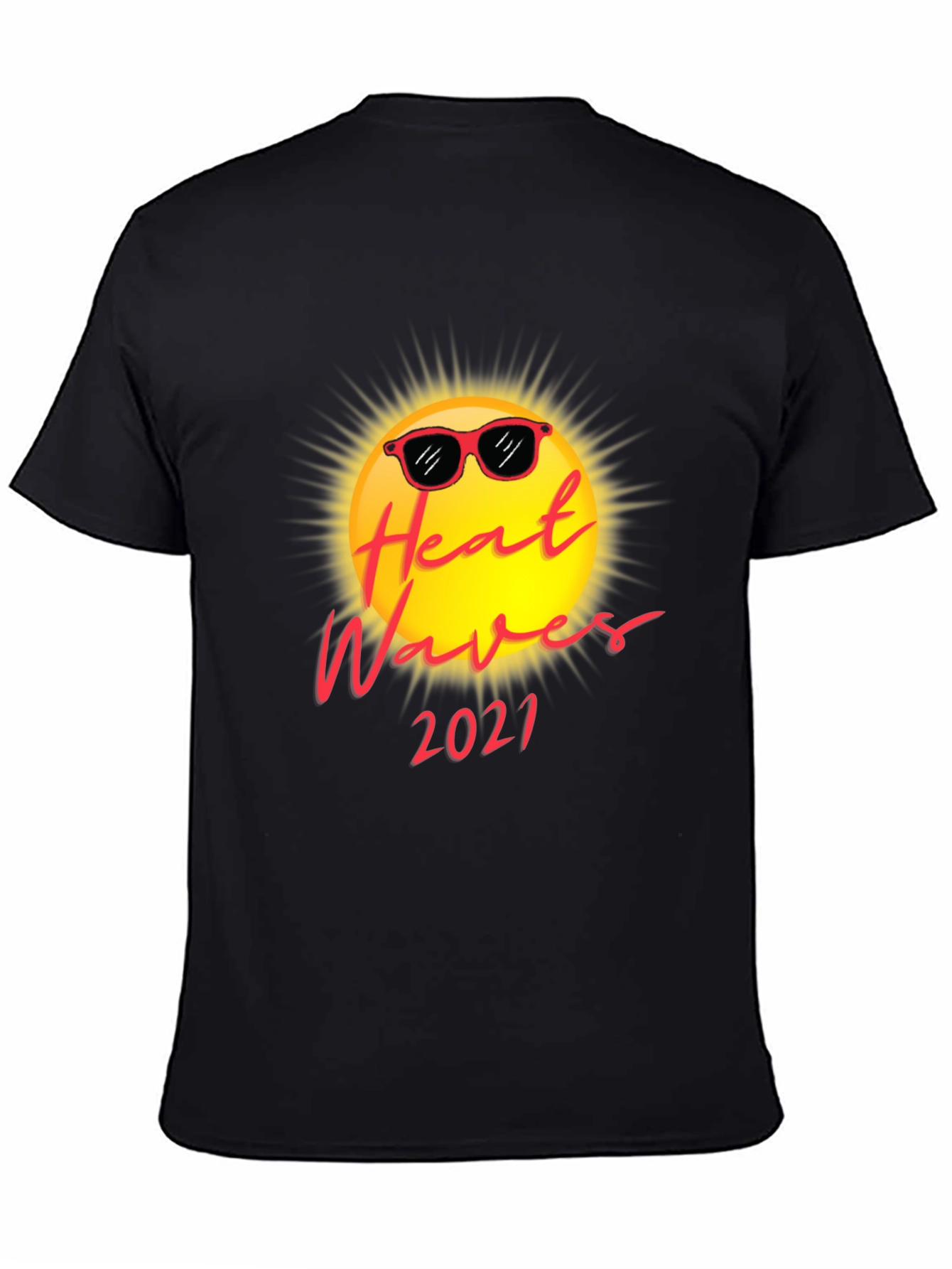 Heat Waves 2021 Black Graphic Tee