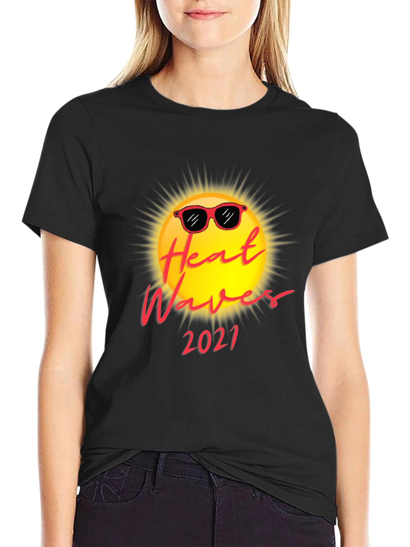 Heat Waves 2021 Black Graphic Tee