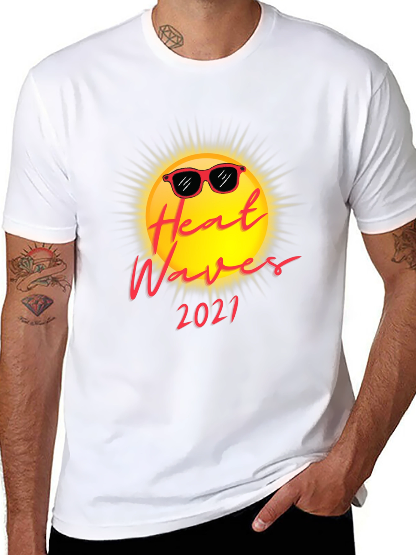 Heat Waves 2021 Black Graphic Tee