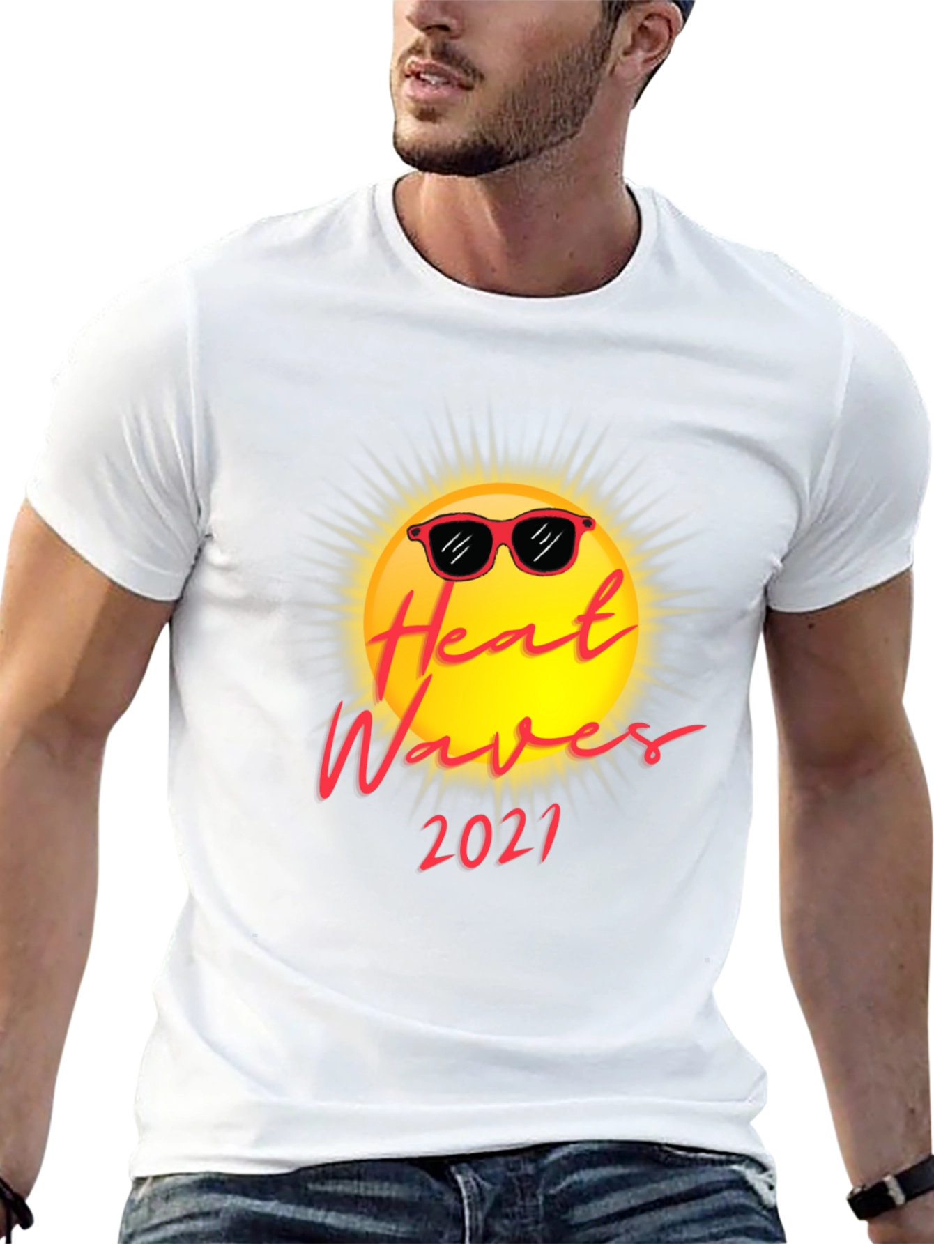 Heat Waves 2021 Black Graphic Tee