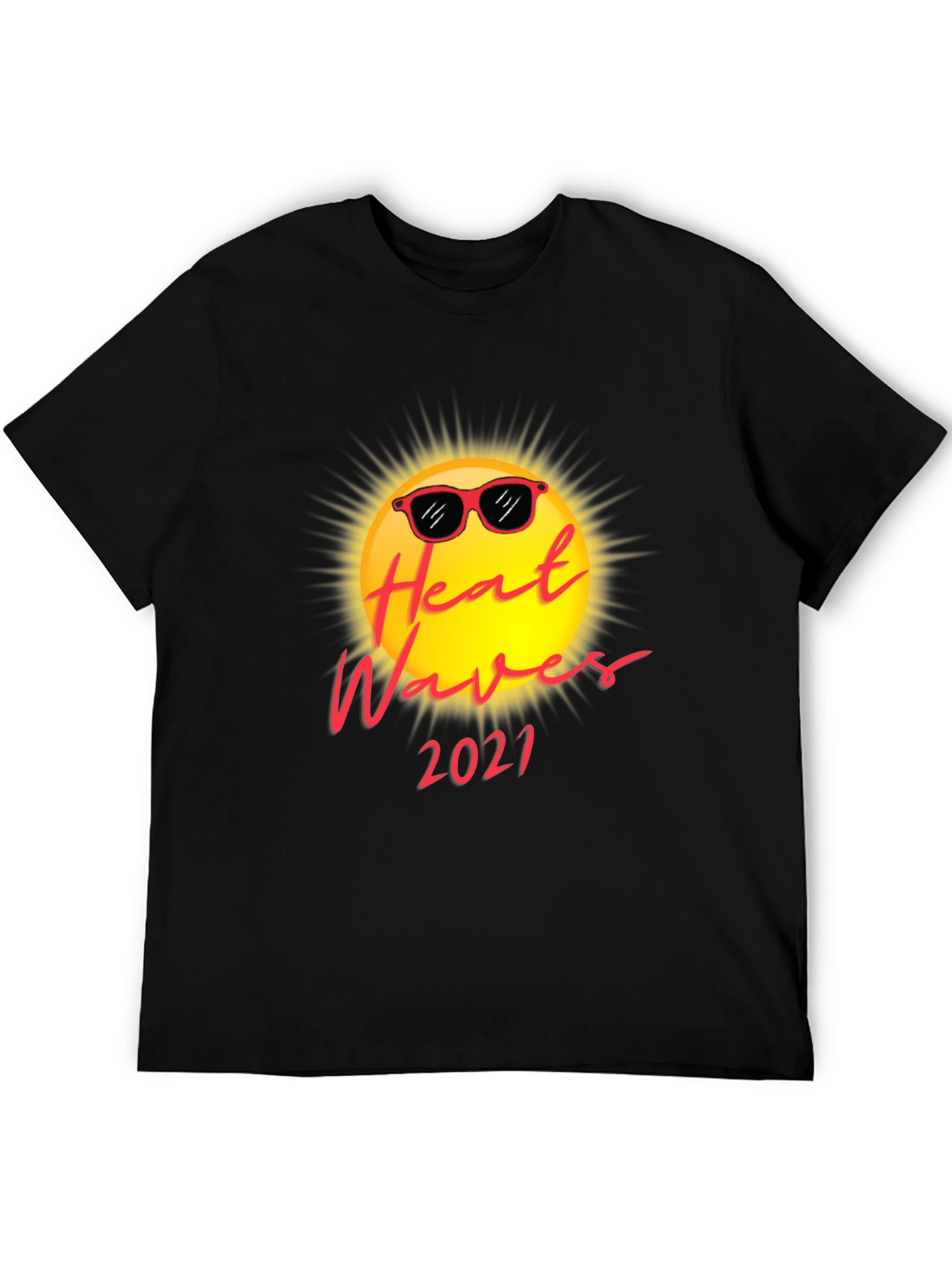 Heat Waves 2021 Black Graphic Tee