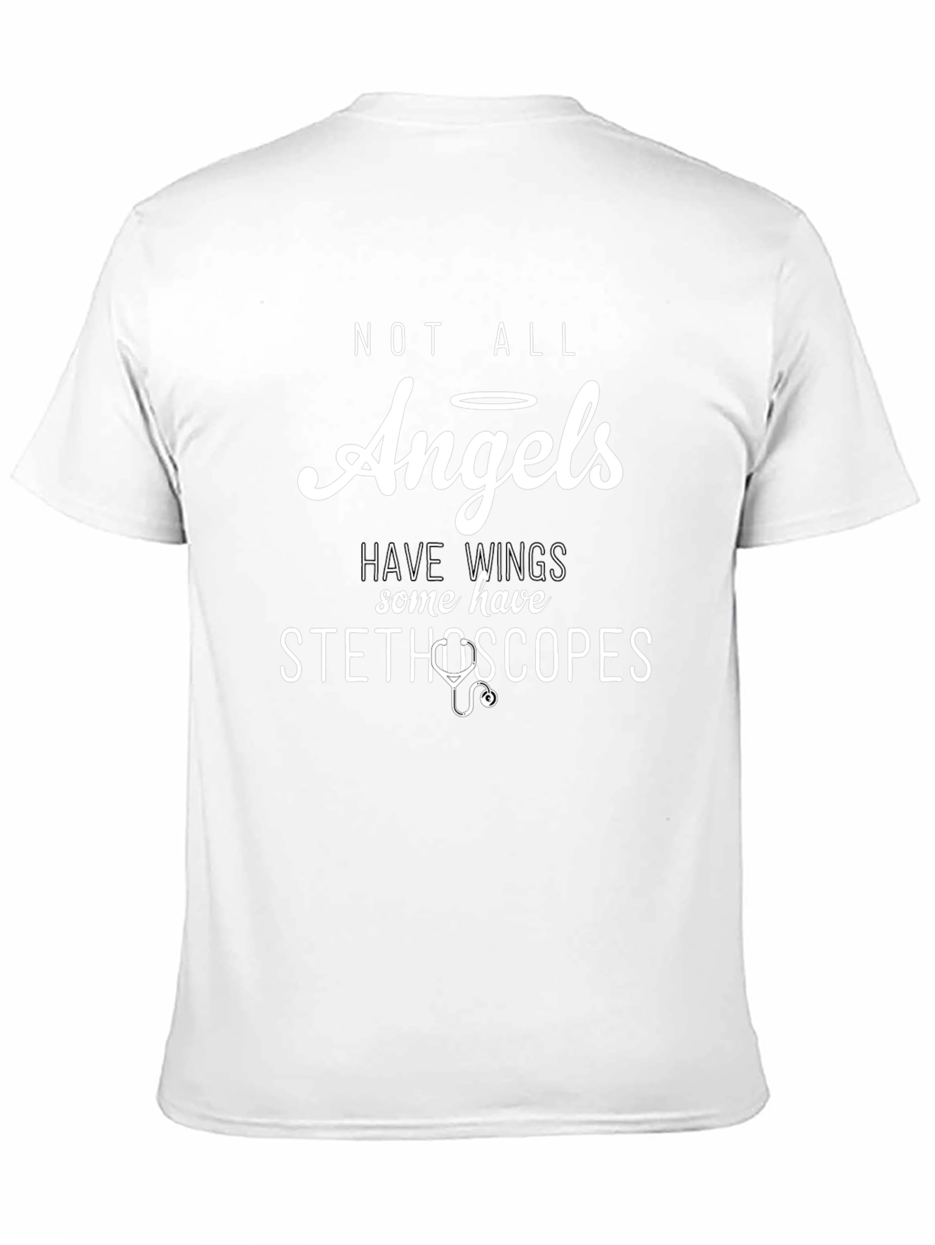 Angels With Stethoscopes Graphic Tee - Medical Hero Shirt