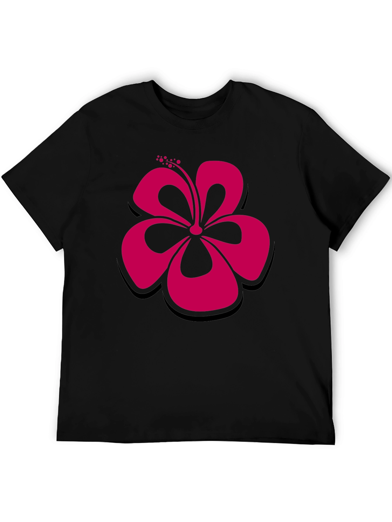 Hibiscus Flower Graphic Tee - Stylish Casual Wear